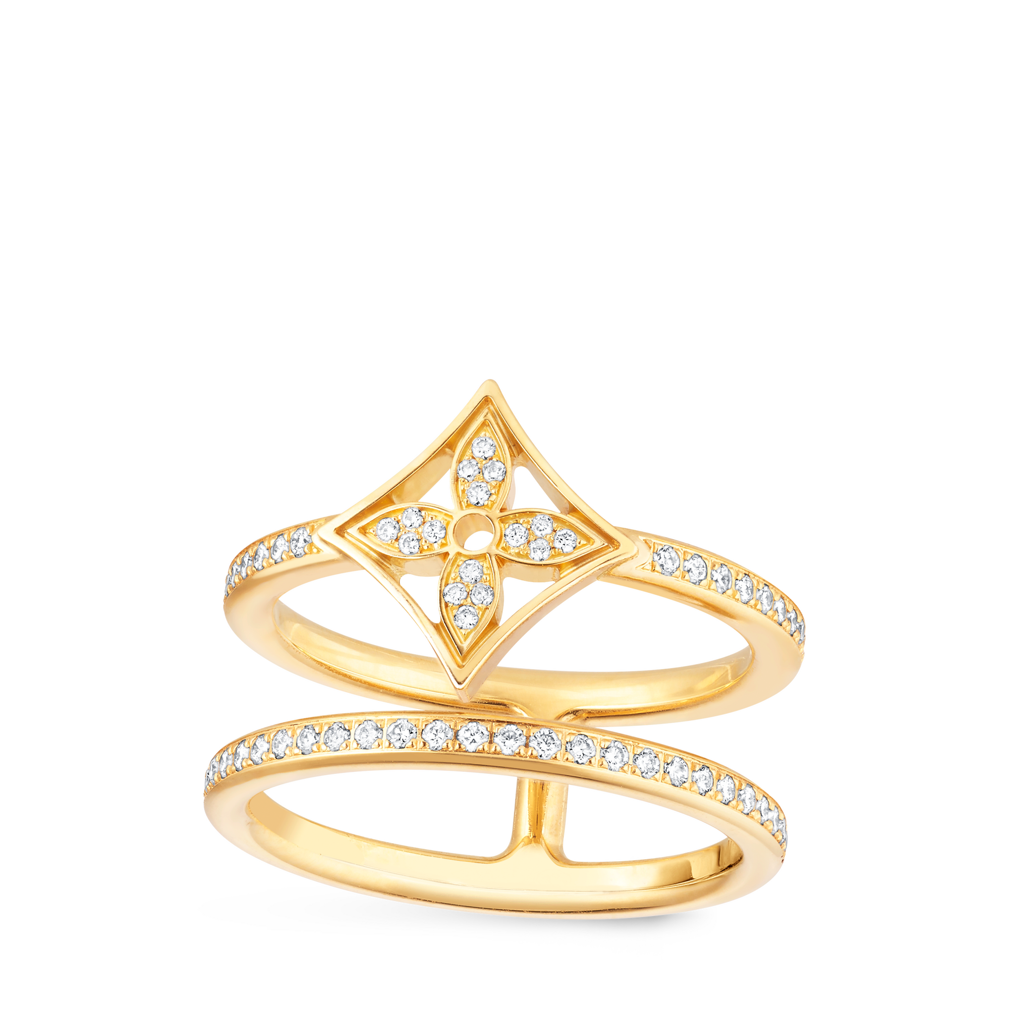 Anello Idylle Blossom a doppio filo, oro giallo e diamanti  Gioielli Categorie Tutta la Gioielleria | LOUIS VUITTON (Zoom prodotto)