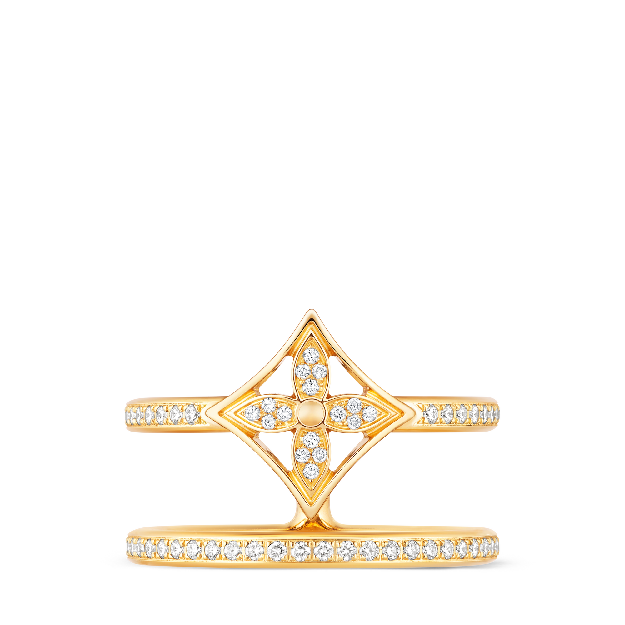 Anello Idylle Blossom a doppio filo, oro giallo e diamanti  Gioielli Categorie Tutta la Gioielleria | LOUIS VUITTON (Zoom prodotto)