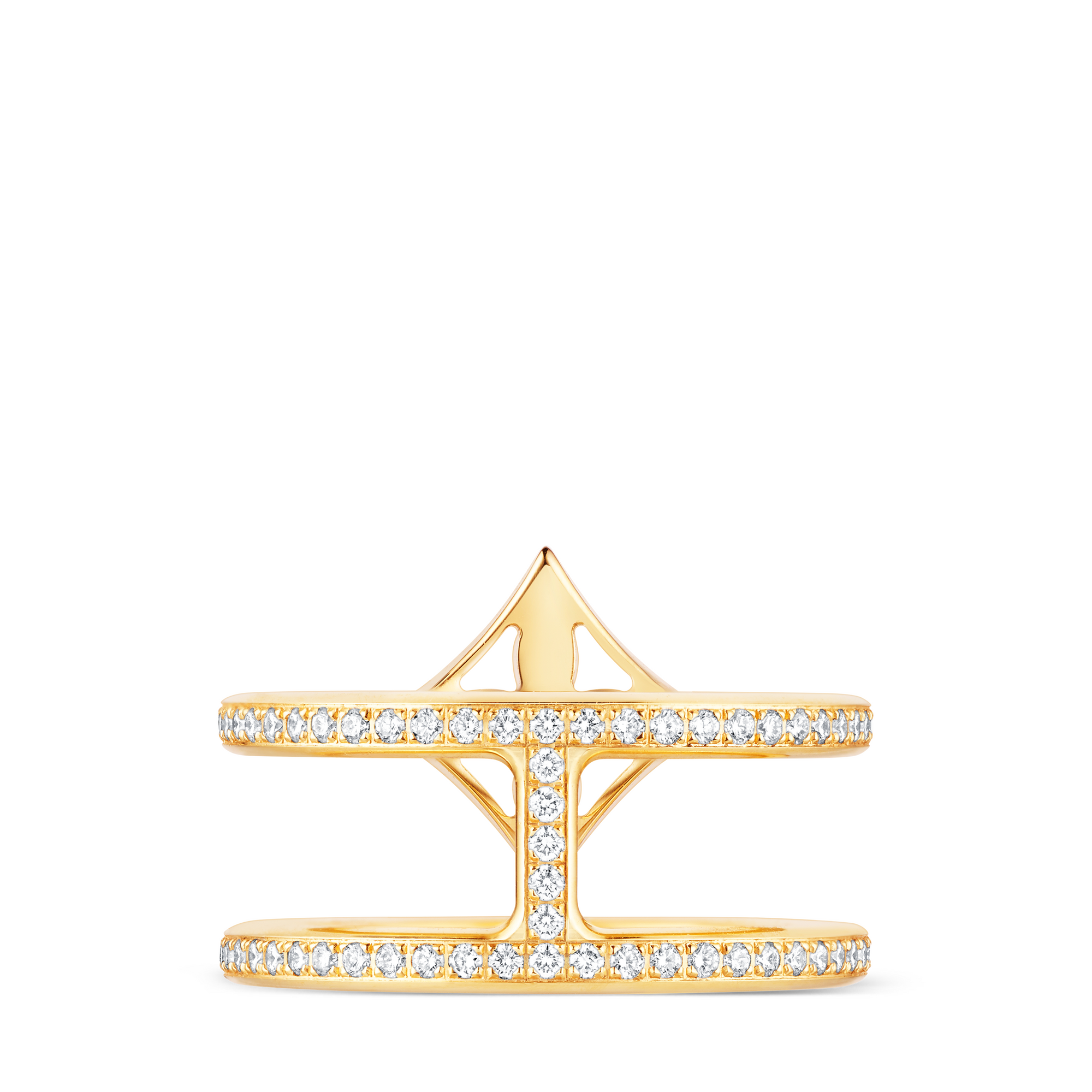 Anello Idylle Blossom a doppio filo, oro giallo e diamanti  Gioielli Categorie Tutta la Gioielleria | LOUIS VUITTON (Zoom prodotto)