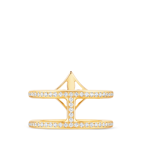 Anello Idylle Blossom a doppio filo, oro giallo e diamanti Gioielli Categorie Tutta la Gioielleria | LOUIS VUITTON (Zoom prodotto)