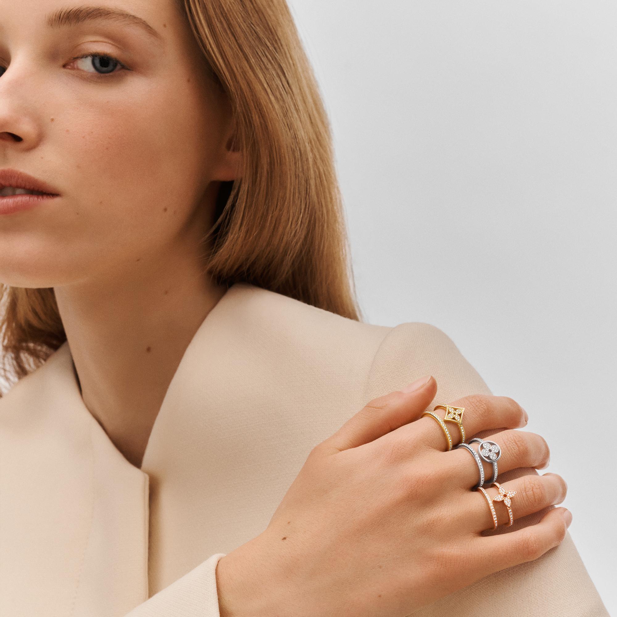 Anello Idylle Blossom a doppio filo, oro rosa e diamanti  Gioielli Categorie Tutta la Gioielleria | LOUIS VUITTON (Zoom prodotto)