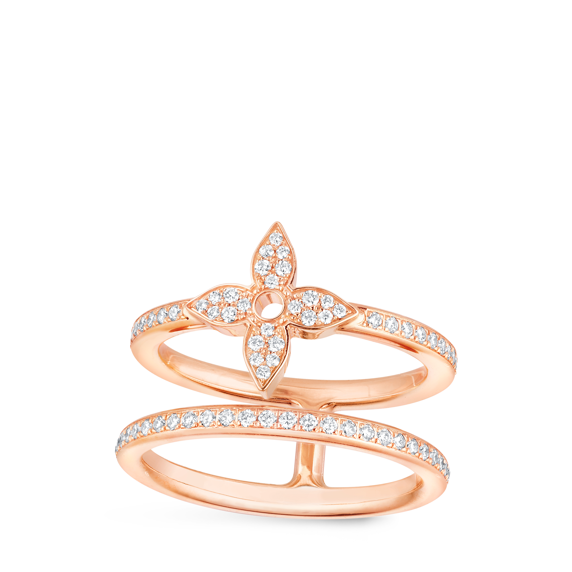 Anello Idylle Blossom a doppio filo, oro rosa e diamanti  Gioielli Categorie Tutta la Gioielleria | LOUIS VUITTON (Zoom prodotto)