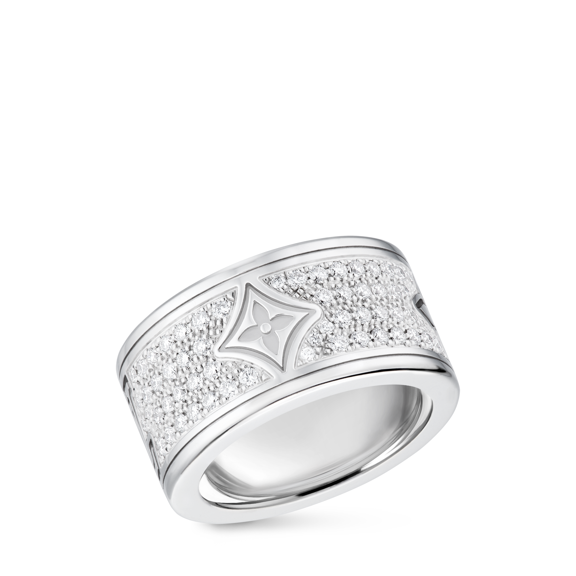 Anello Les Gastons Vuitton, oro bianco e diamanti  Gioielli Categorie Anelli | LOUIS VUITTON (Zoom prodotto)