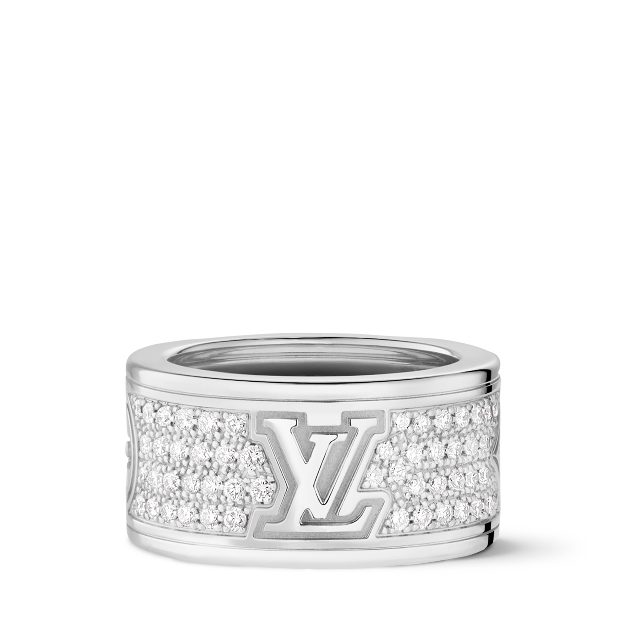 Anello Les Gastons Vuitton, oro bianco e diamanti  Gioielli Categorie Anelli | LOUIS VUITTON (Zoom prodotto)