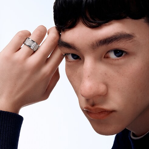 Anello Les Gastons Vuitton, oro bianco e diamanti Gioielli Categorie Anelli | LOUIS VUITTON (Zoom prodotto)