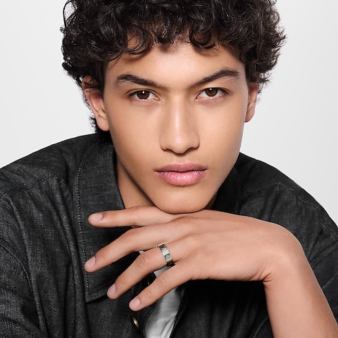 Anello LV Mosaic S00 Uomo Fashion Bijoux Anelli | LOUIS VUITTON (Zoom prodotto)