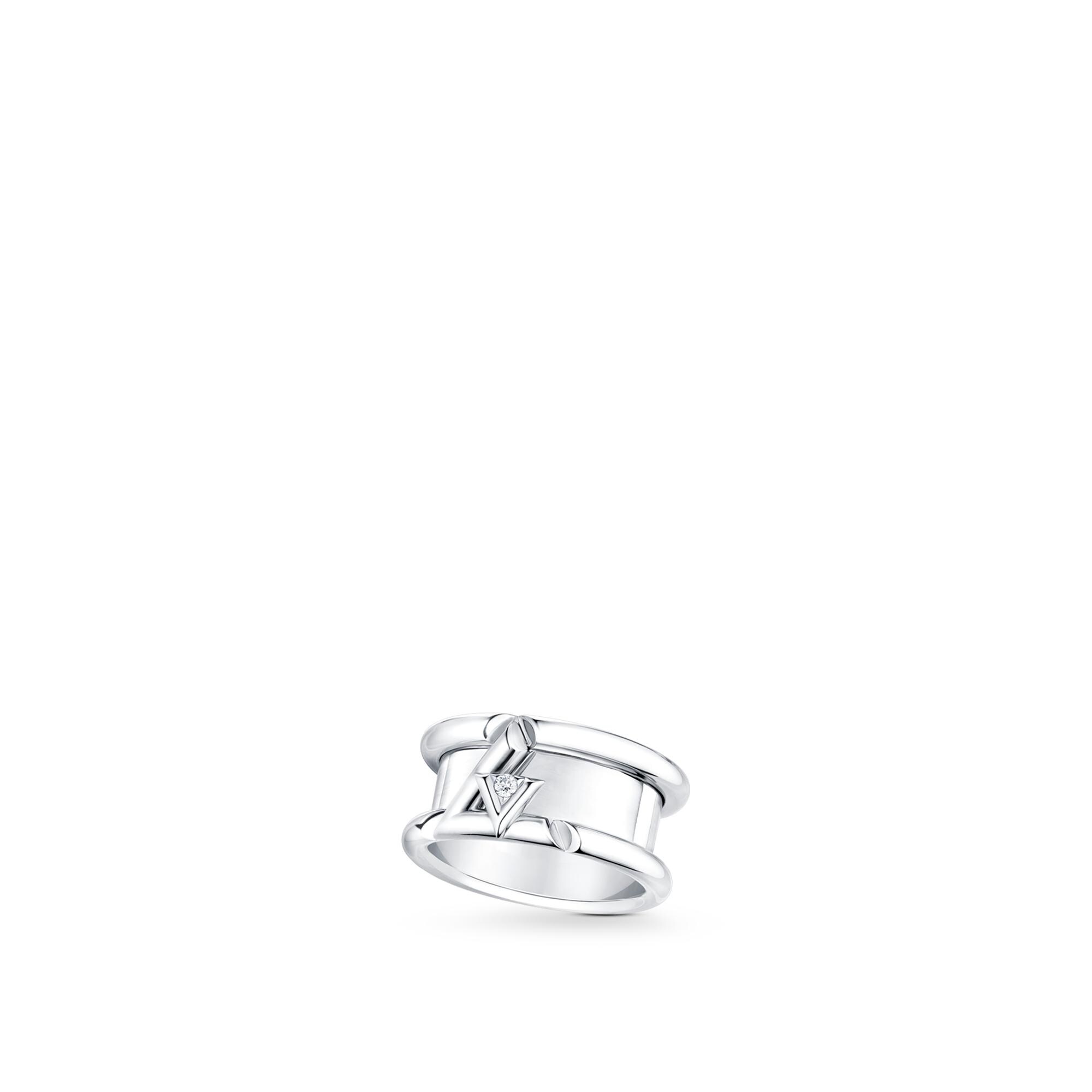 Anello LV Volt One, oro bianco e diamante  Gioielli Categorie Tutta la Gioielleria | LOUIS VUITTON (Zoom prodotto)