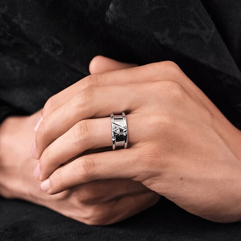 Anello LV Volt One, oro bianco e diamante Gioielli Categorie Tutta la Gioielleria | LOUIS VUITTON (Zoom prodotto)