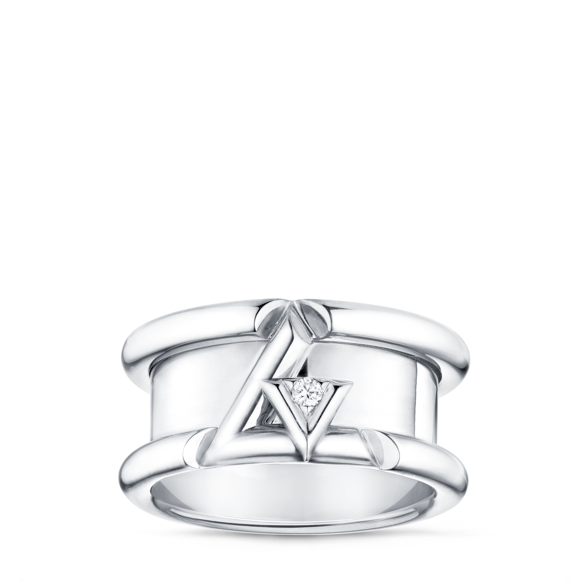 Anello LV Volt One, oro bianco e diamante  Gioielli Categorie Tutta la Gioielleria | LOUIS VUITTON (Zoom prodotto)