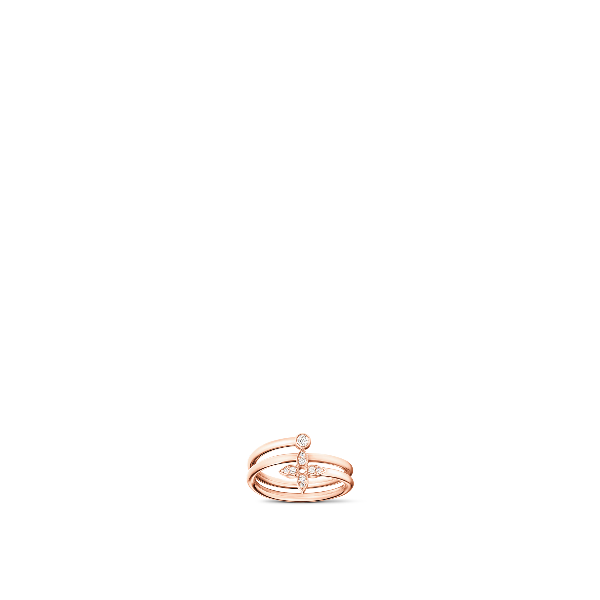 Anello multiplo Idylle Blossom, oro rosa e diamanti  Gioielli Categorie Anelli | LOUIS VUITTON (Zoom prodotto)
