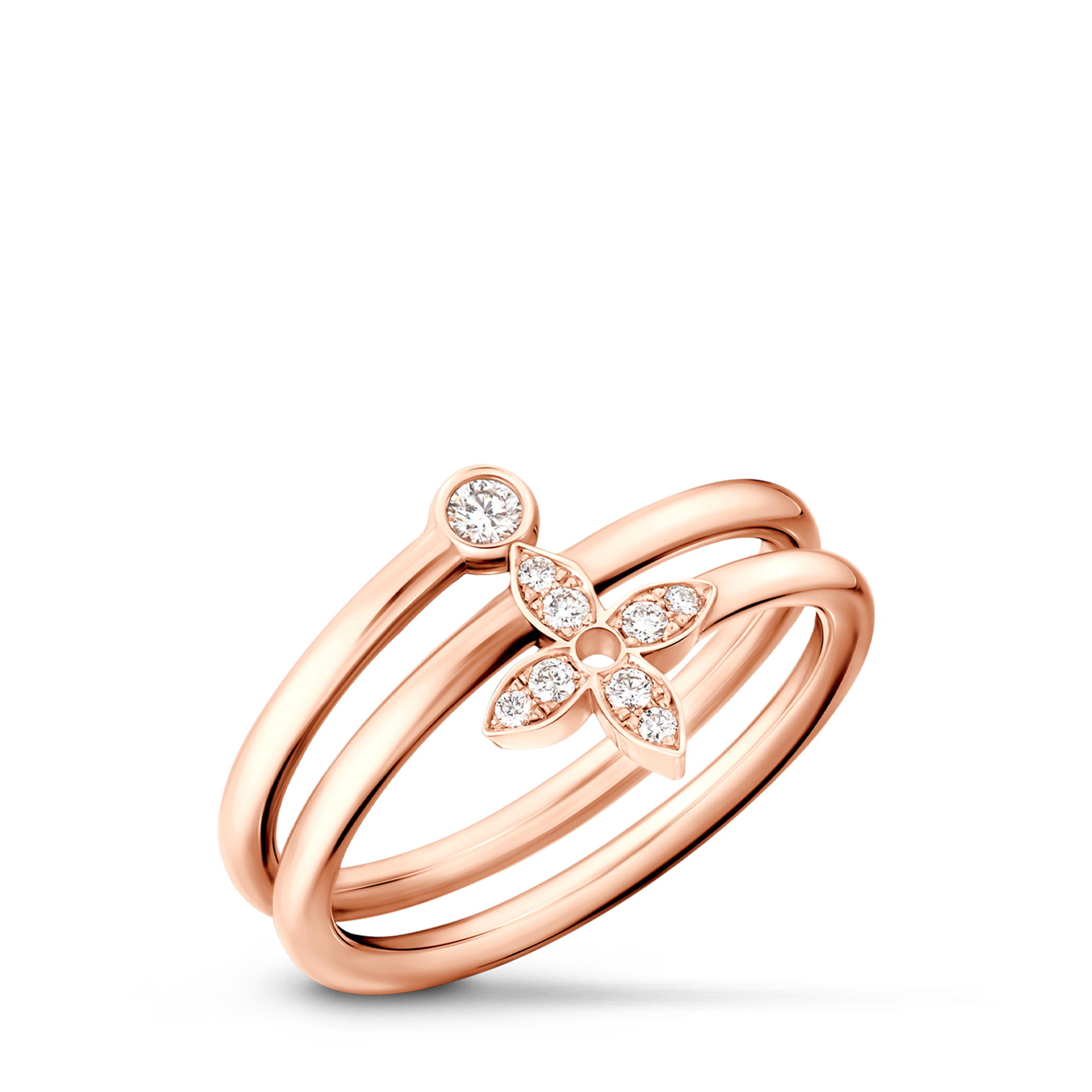 Anello multiplo Idylle Blossom, oro rosa e diamanti  Gioielli Categorie Anelli | LOUIS VUITTON (Zoom prodotto)