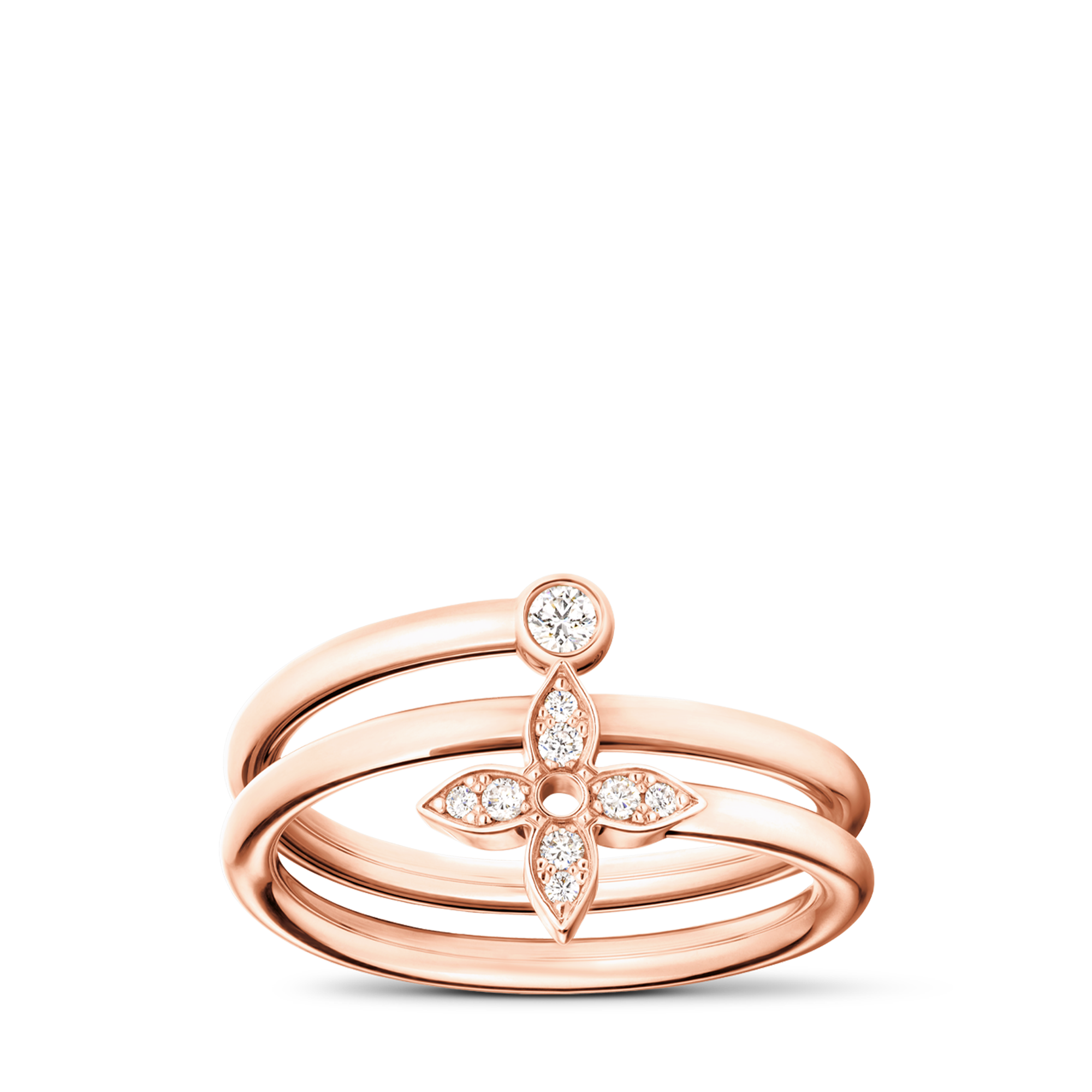 Anello multiplo Idylle Blossom, oro rosa e diamanti  Gioielli Categorie Anelli | LOUIS VUITTON (Zoom prodotto)