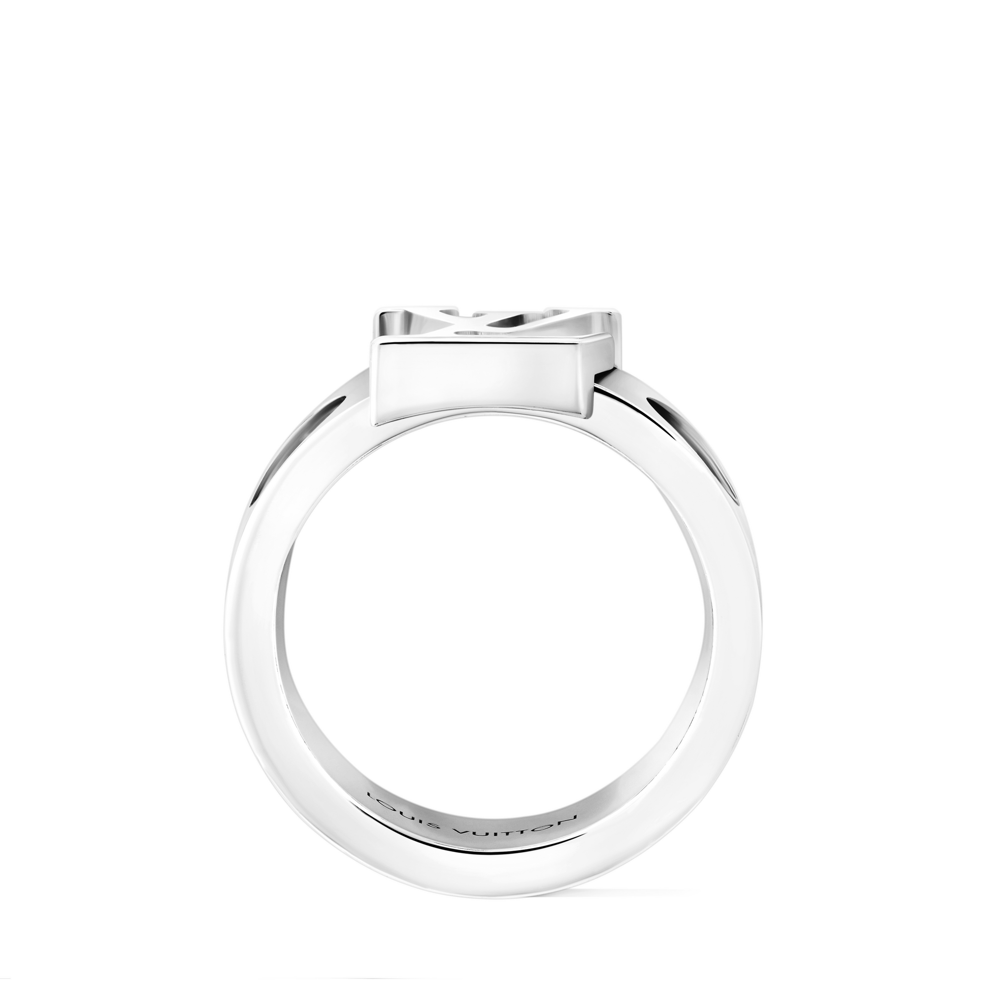 Anello spesso Empreinte, oro bianco  Gioielli Categorie Tutta la Gioielleria | LOUIS VUITTON (Zoom prodotto)