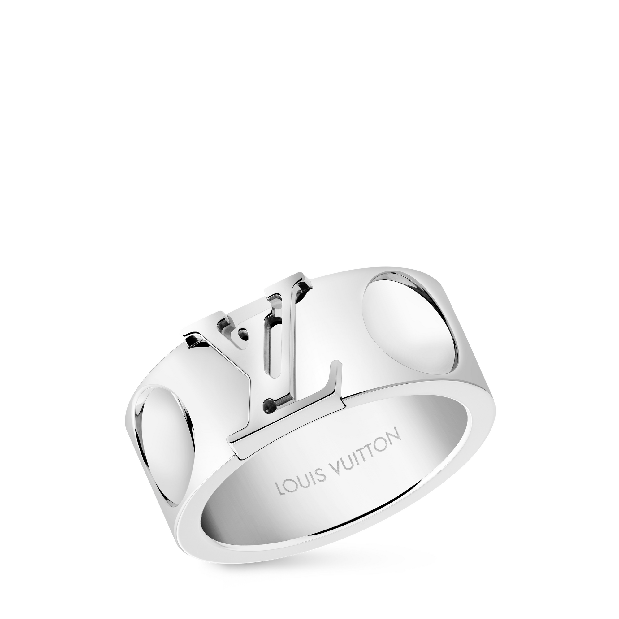 Anello spesso Empreinte, oro bianco  Gioielli Categorie Tutta la Gioielleria | LOUIS VUITTON (Zoom prodotto)