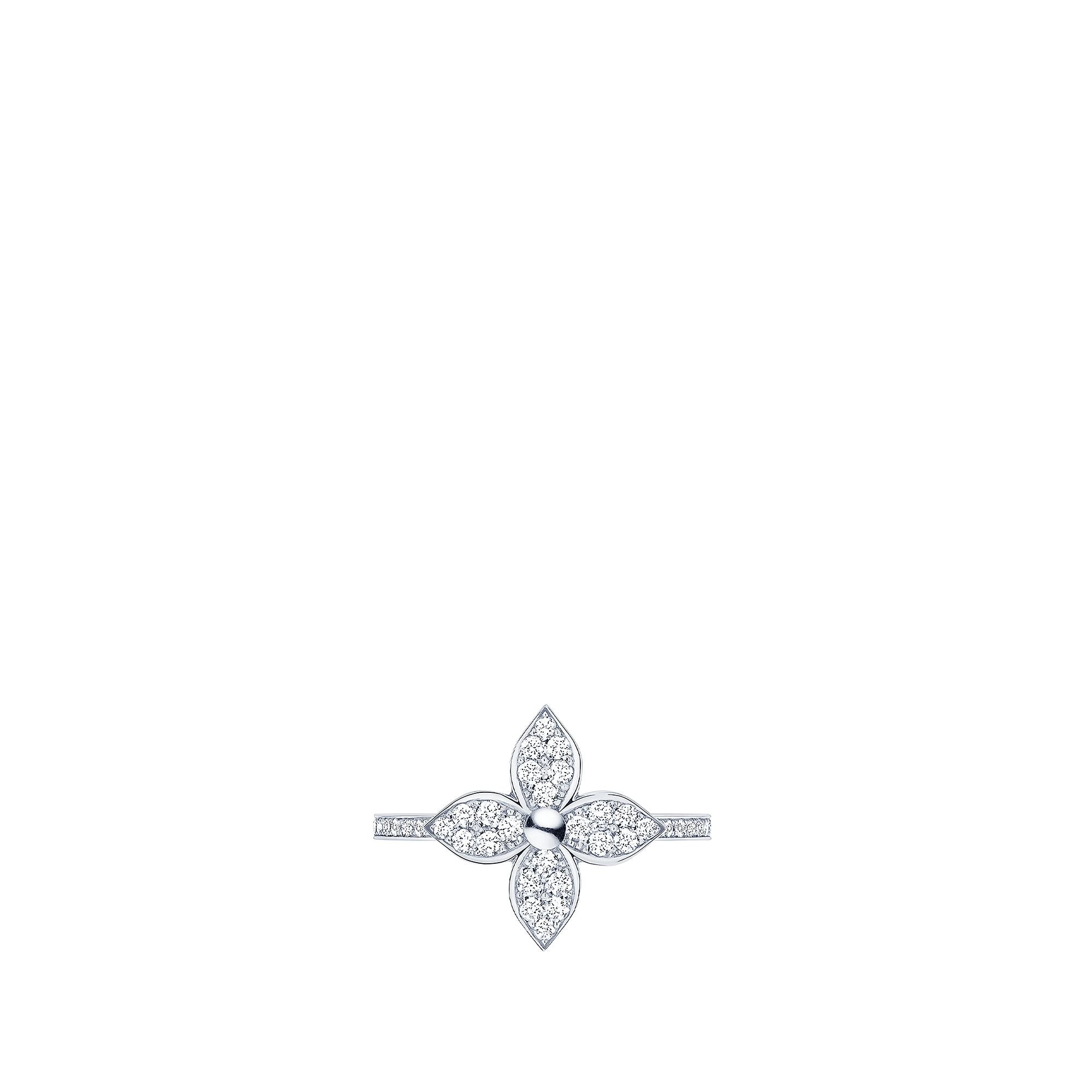 Anello Star Blossom, oro bianco e diamanti  Gioielli Categorie Tutta la Gioielleria | LOUIS VUITTON (Zoom prodotto)