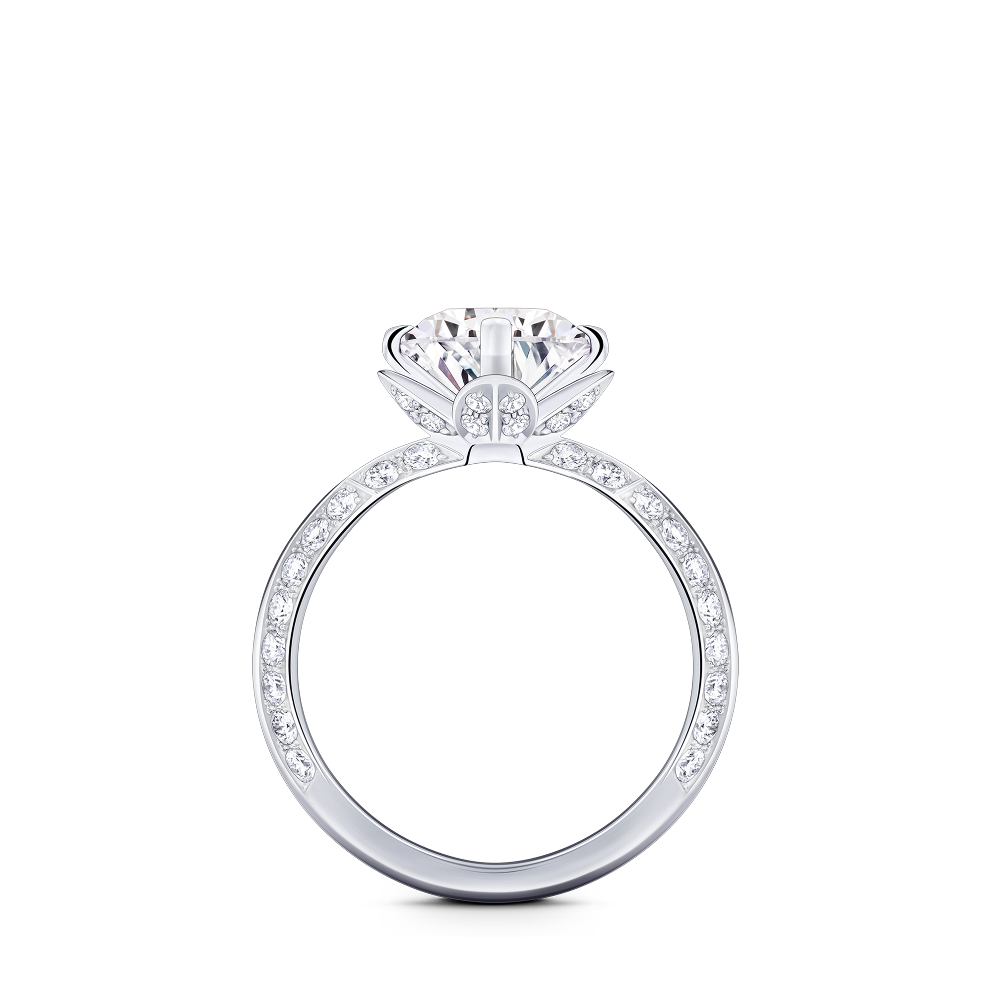 Anello Tumbler, oro bianco e diamanti  Gioielli Categorie Anelli | LOUIS VUITTON (Zoom prodotto)