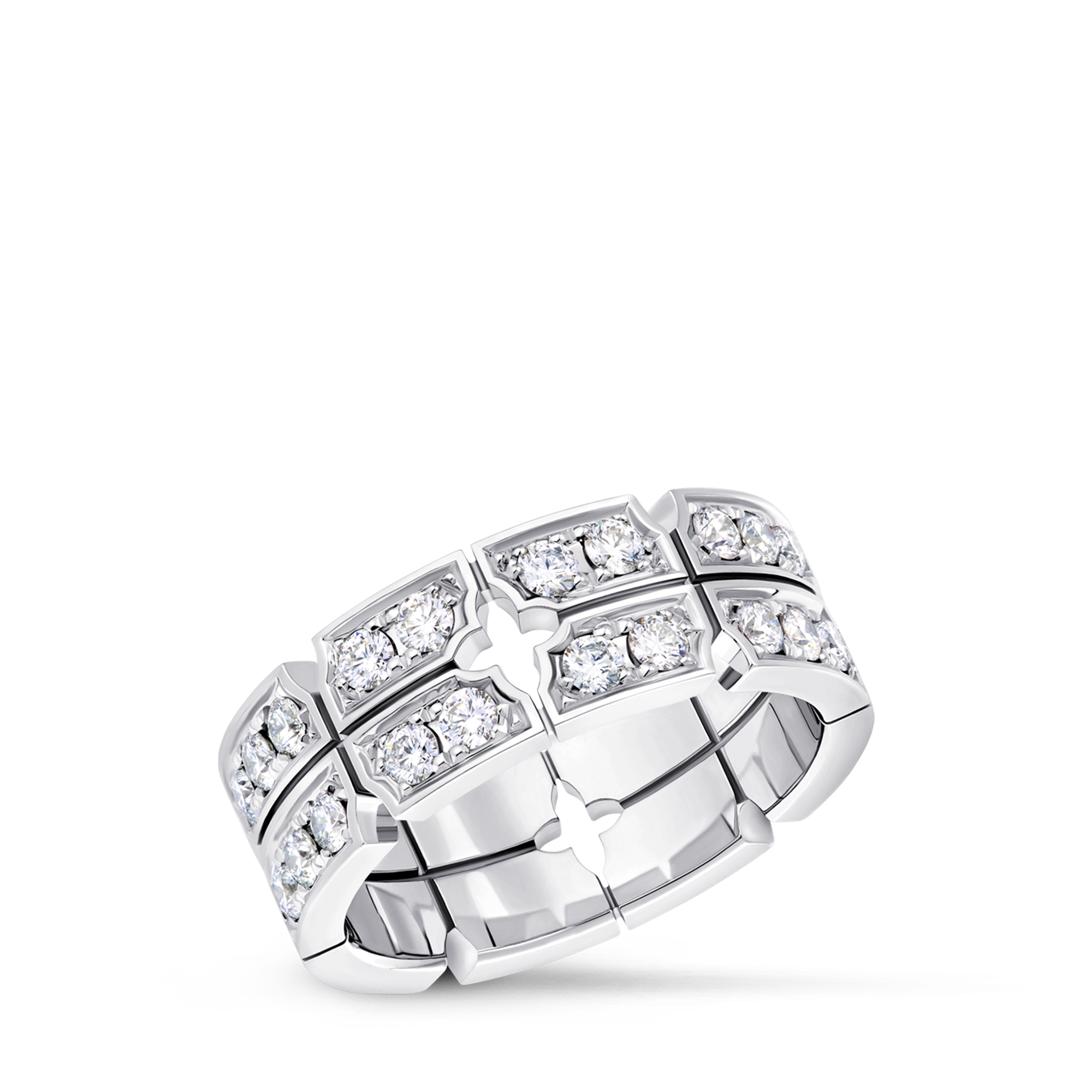 Anello Tumbler, oro bianco e diamanti  Gioielli Categorie Anelli | LOUIS VUITTON (Zoom prodotto)