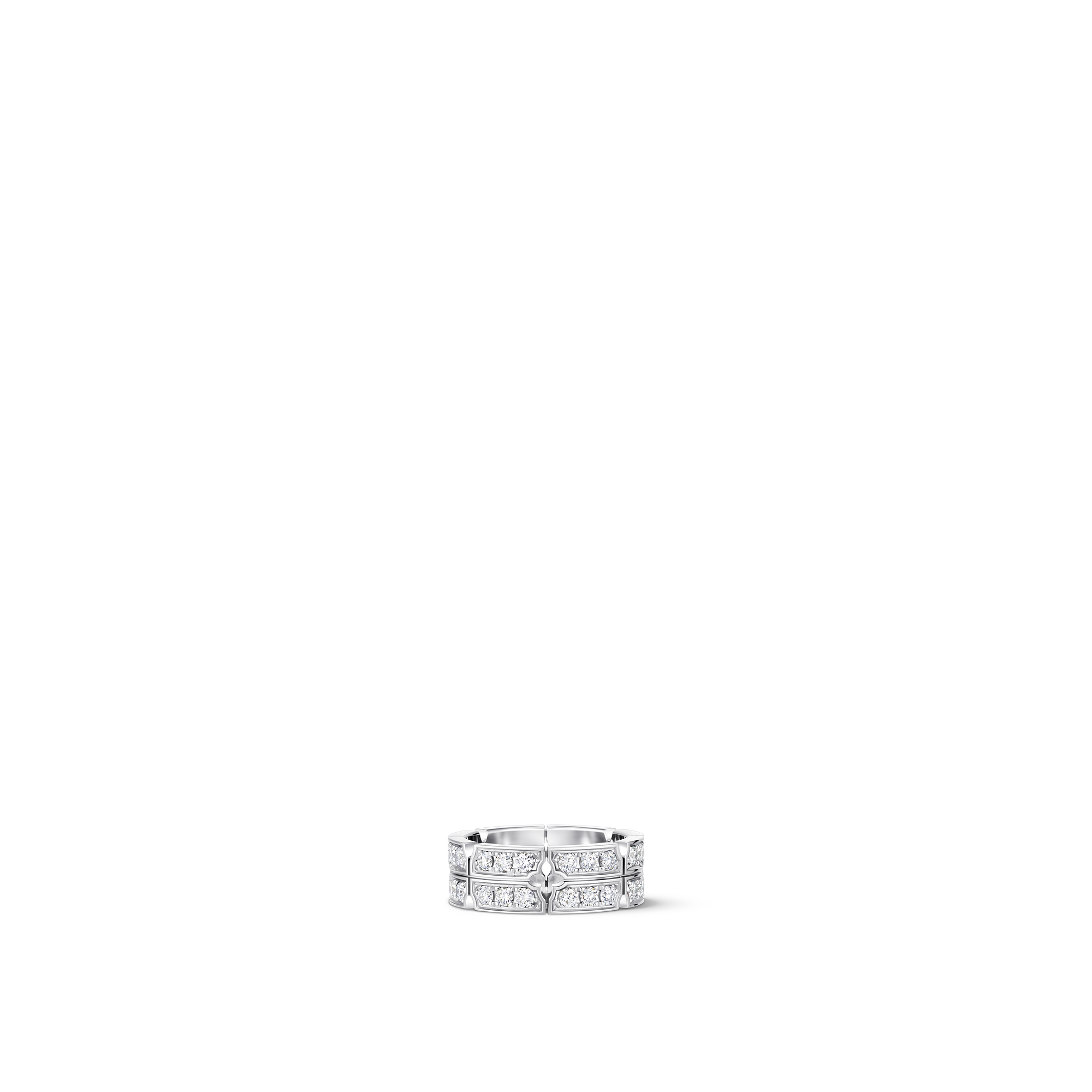 Anello Tumbler, oro bianco e diamanti  Gioielli Categorie Anelli | LOUIS VUITTON (Zoom prodotto)