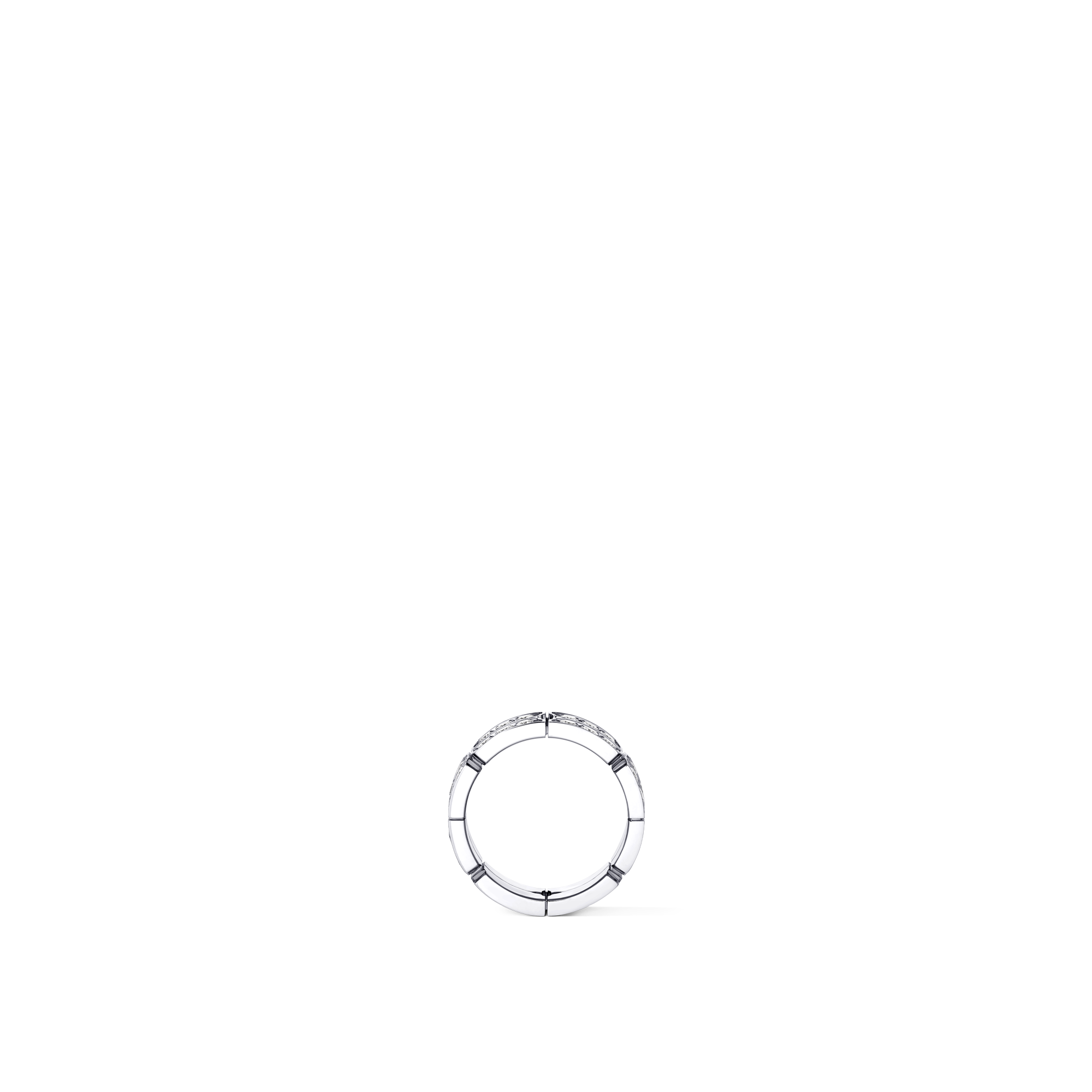 Anello Tumbler, oro bianco e diamanti  Gioielli Categorie Anelli | LOUIS VUITTON (Zoom prodotto)