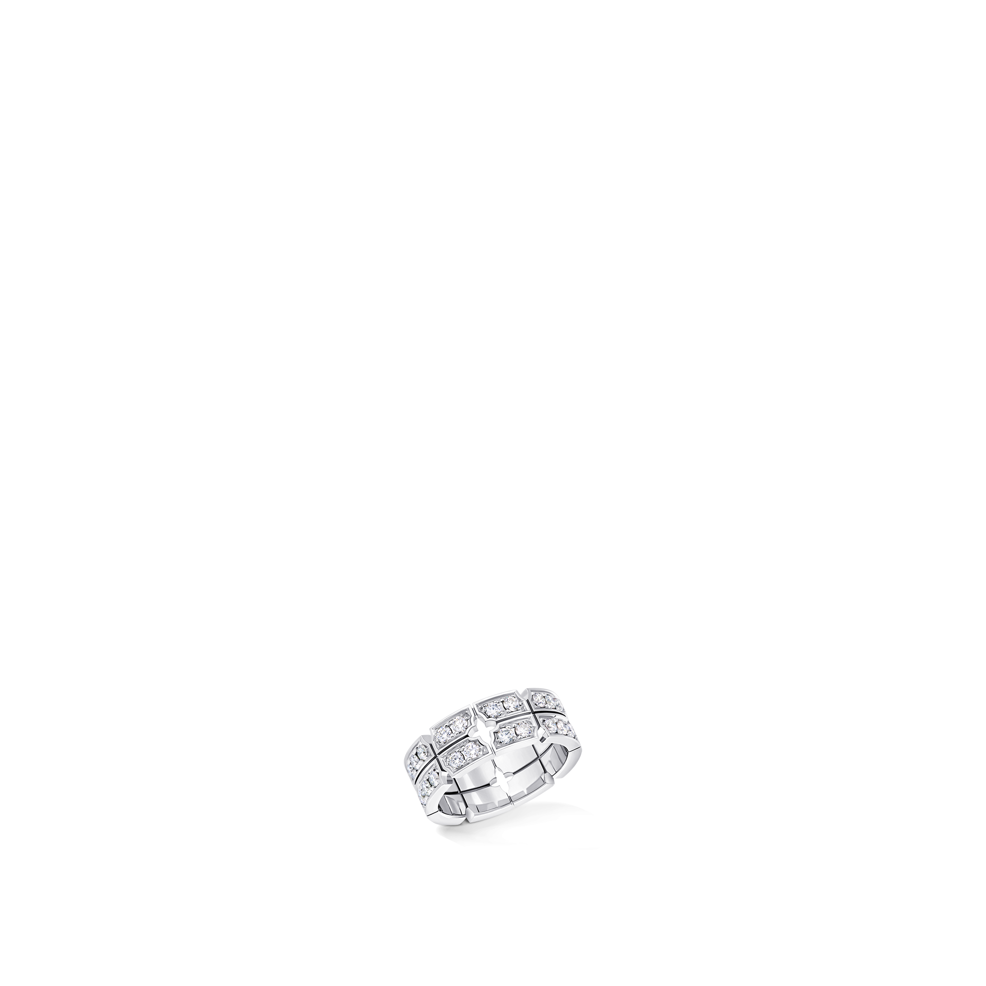 Anello Tumbler, oro bianco e diamanti  Gioielli Categorie Anelli | LOUIS VUITTON (Zoom prodotto)