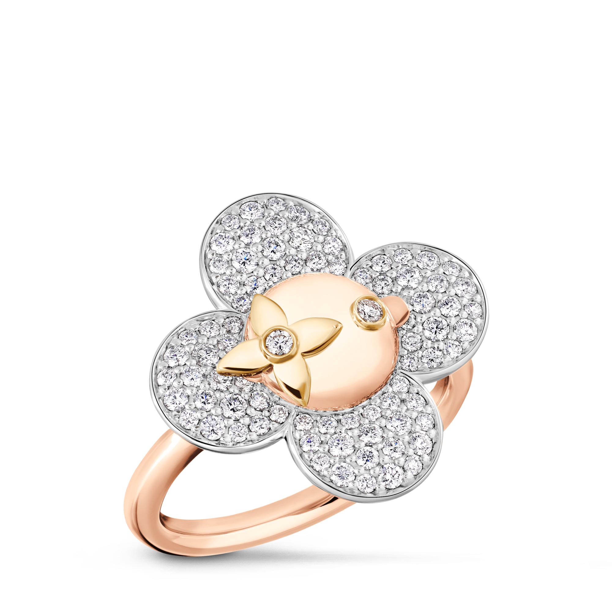 Anello Vivienne, oro giallo, oro bianco, oro rosa e diamanti  Gioielli Categorie Anelli | LOUIS VUITTON (Zoom prodotto)