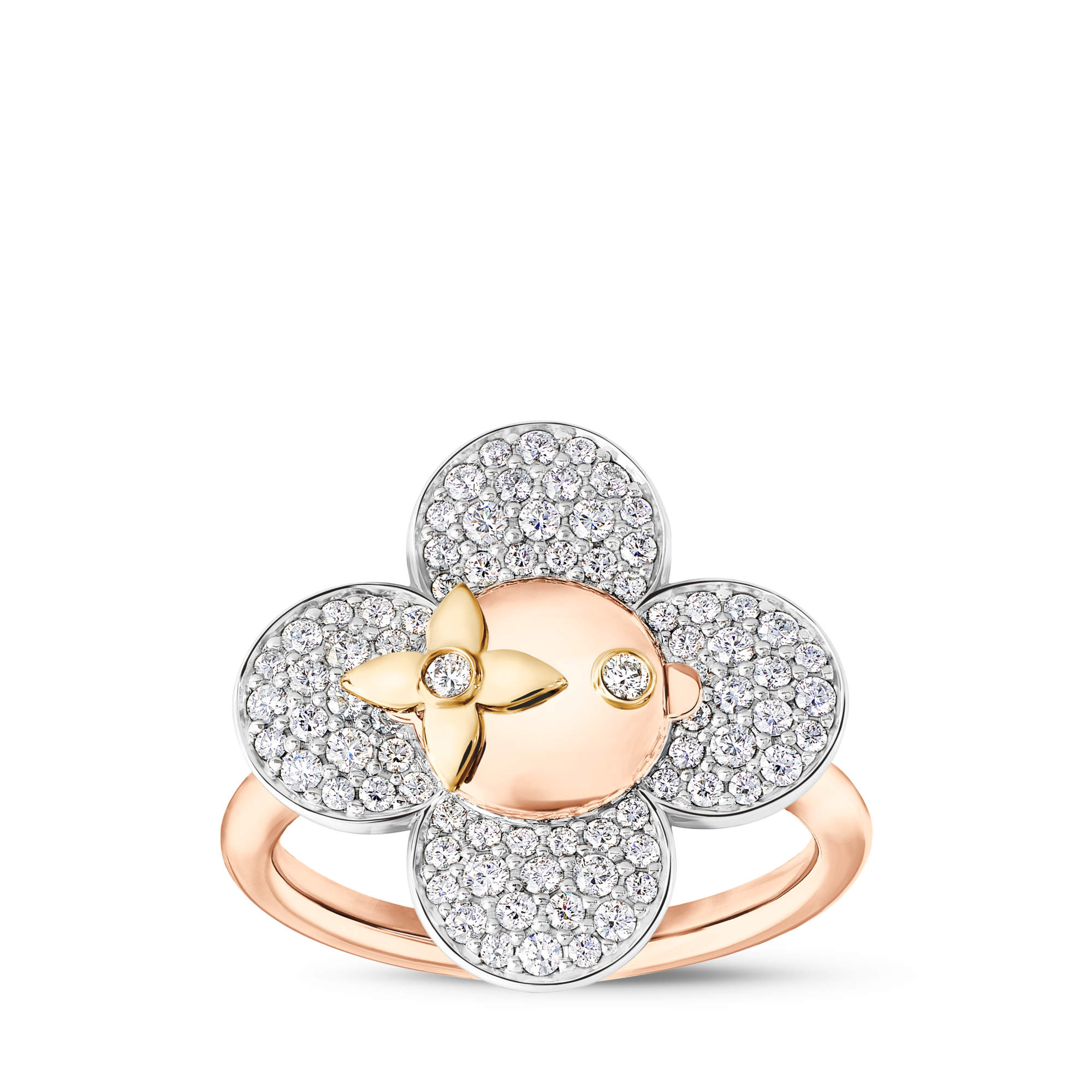 Anello Vivienne, oro giallo, oro bianco, oro rosa e diamanti  Gioielli Categorie Anelli | LOUIS VUITTON (Zoom prodotto)