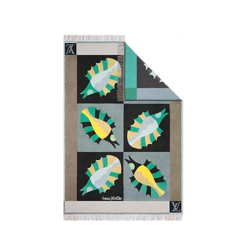 Animali Fantastici Fish Throw Blanket Bauli, Viaggio e Casa Casa e Art de la Table Accessori per la Casa | LOUIS VUITTON (Zoom prodotto)