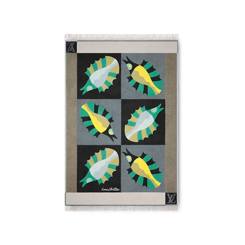 Animali Fantastici Fish Throw Blanket Bauli, Viaggio e Casa Casa e Art de la Table Accessori per la Casa | LOUIS VUITTON (Zoom prodotto)