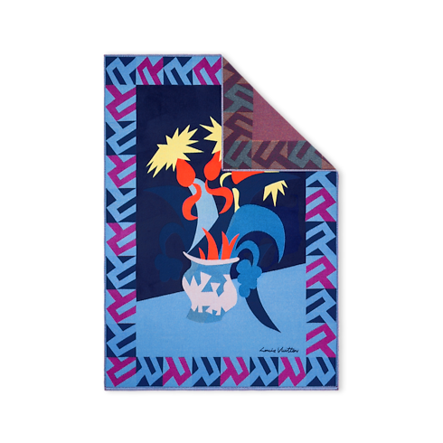 Animali Fantastici Flowers Throw Blanket Bauli, Viaggio e Casa Casa e Art de la Table Accessori per la Casa | LOUIS VUITTON (Zoom prodotto)