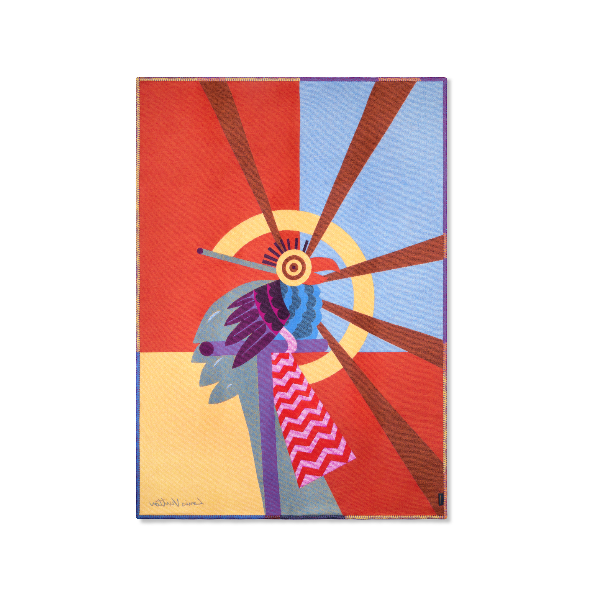 Animali Fantastici Parrot Throw Blanket  Bauli, Viaggio e Casa Casa e Art de la Table Accessori per la Casa | LOUIS VUITTON (Zoom prodotto)