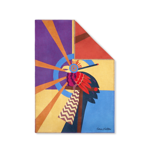 Animali Fantastici Parrot Throw Blanket Bauli, Viaggio e Casa Casa e Art de la Table Accessori per la Casa | LOUIS VUITTON (Zoom prodotto)