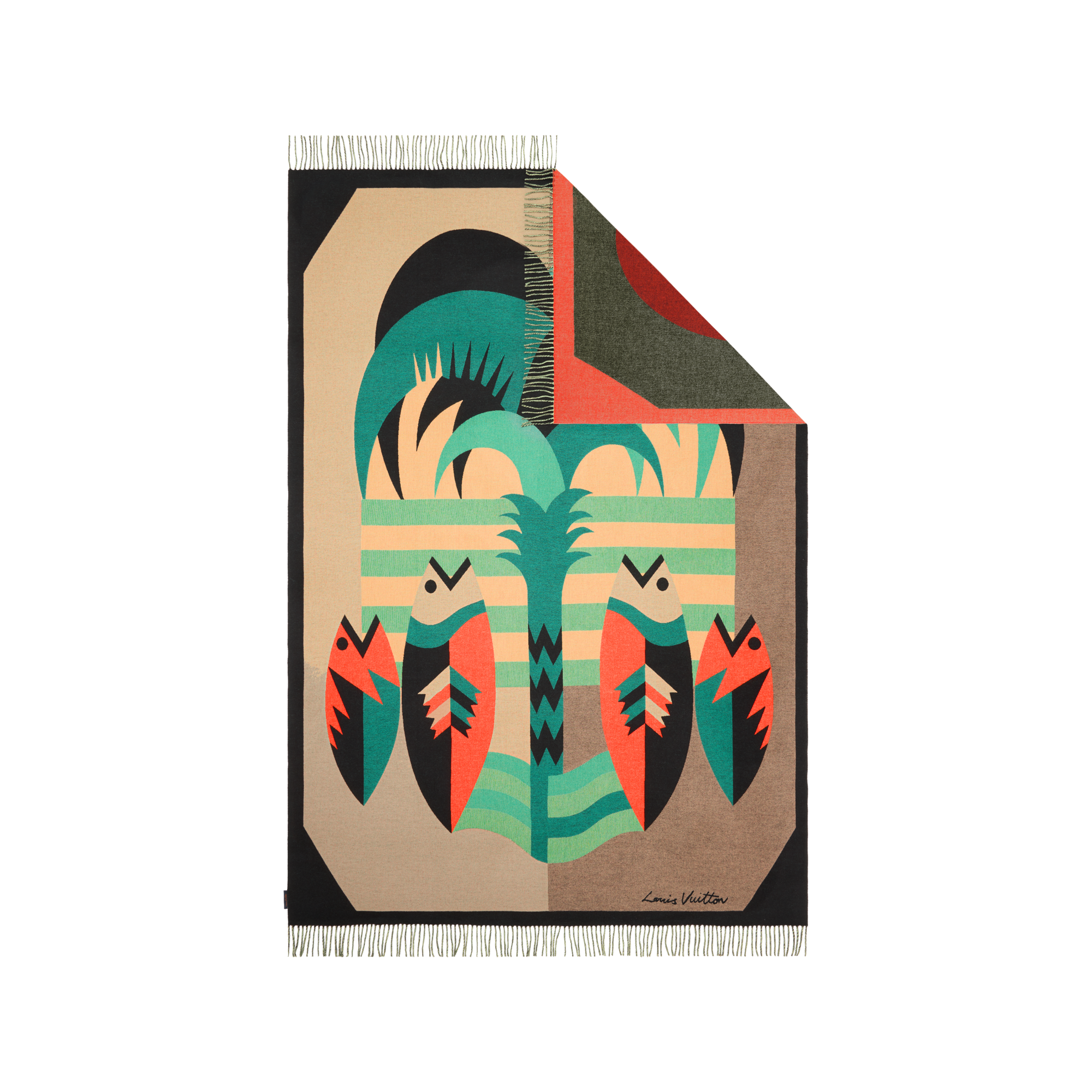 Animali Fantastici Tree Throw Blanket  Bauli, Viaggio e Casa Casa e Art de la Table Accessori per la Casa | LOUIS VUITTON (Zoom prodotto)