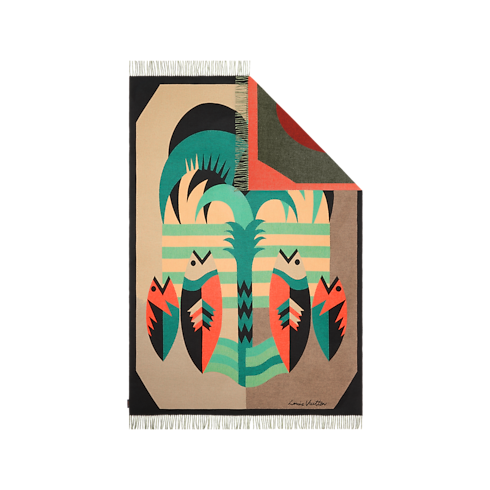 Animali Fantastici Tree Throw Blanket Bauli, Viaggio e Casa Casa e Art de la Table Accessori per la Casa | LOUIS VUITTON (Zoom prodotto)