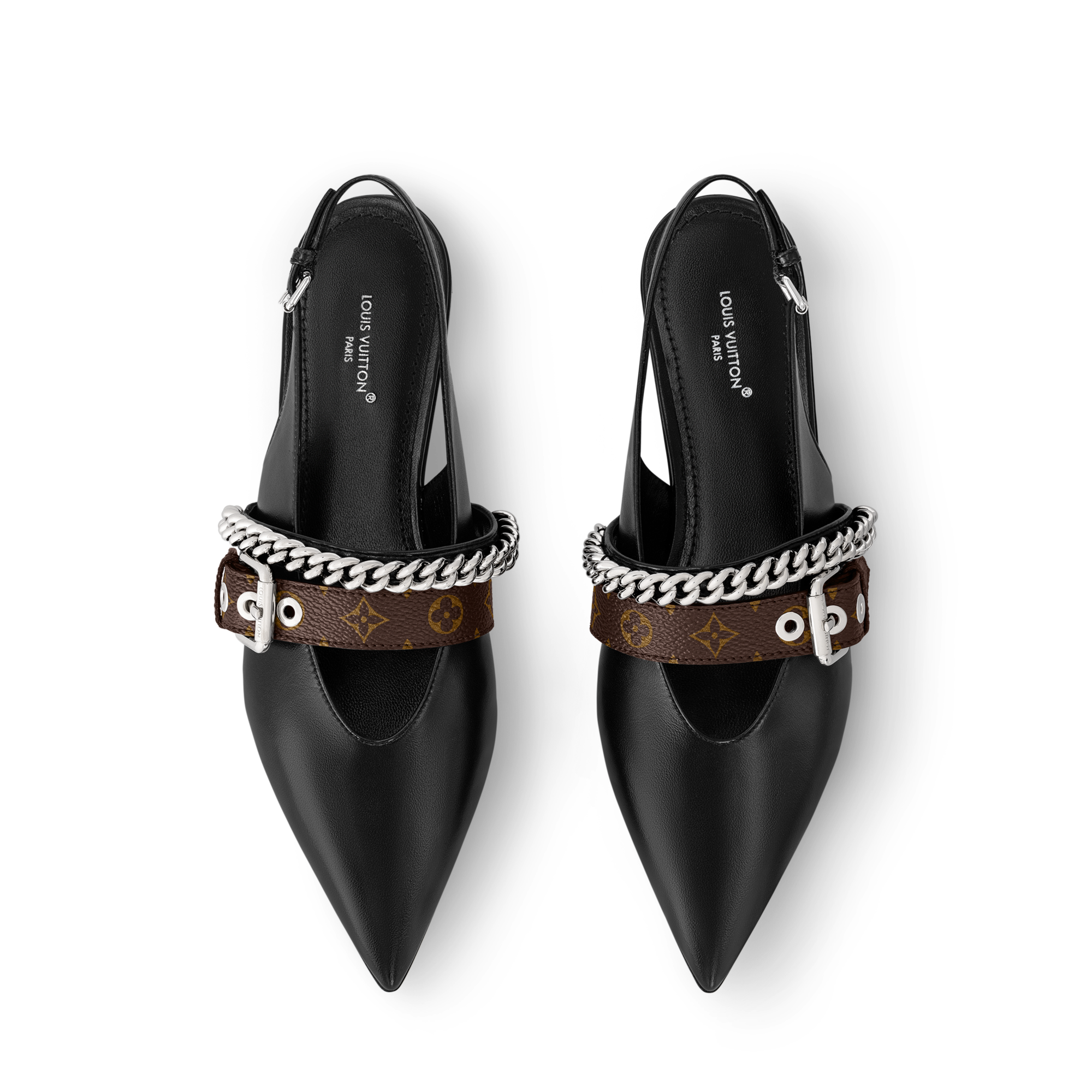 Ballerina aperta sul retro LV Vibe  Donna Calzature Mocassini e Ballerine | LOUIS VUITTON (Zoom prodotto)