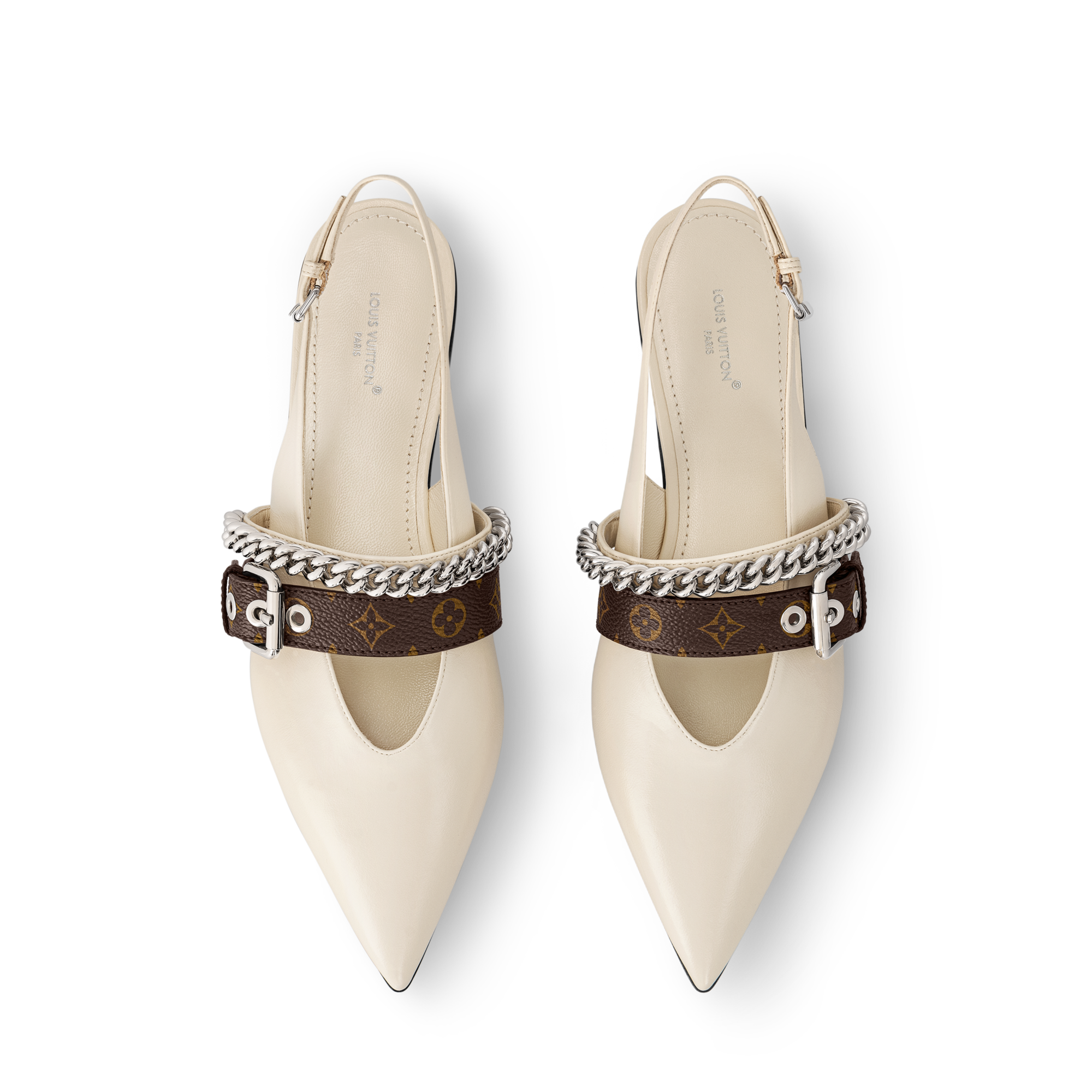 Ballerina aperta sul retro LV Vibe  Donna Calzature Mocassini e Ballerine | LOUIS VUITTON (Zoom prodotto)