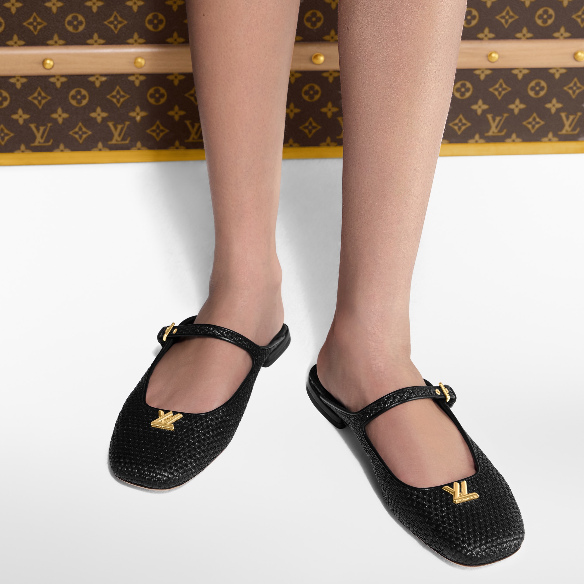 Ballerina aperta sul retro Swing  Donna Calzature Mocassini e Ballerine | LOUIS VUITTON (Zoom prodotto)