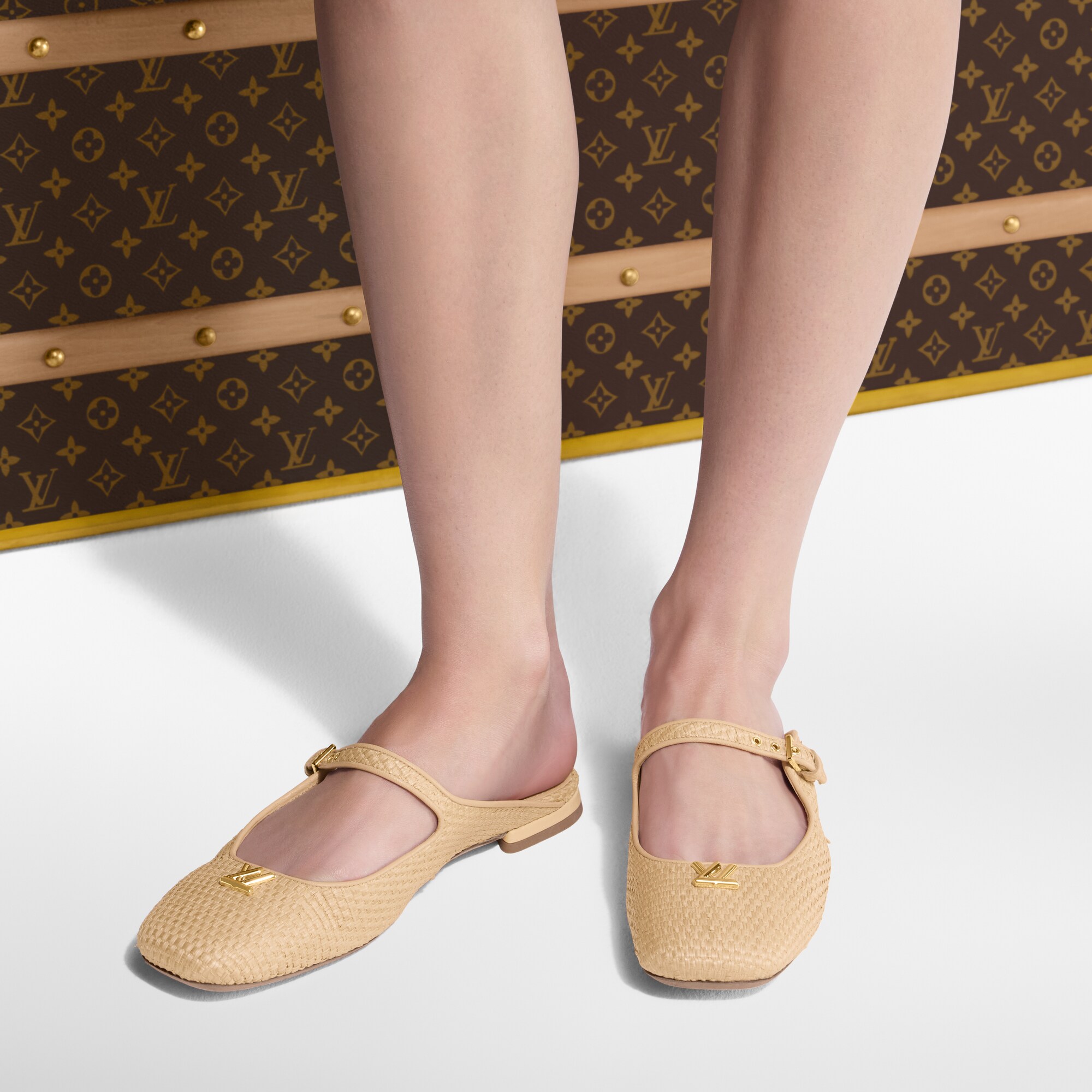 Ballerina aperta sul retro Swing  Donna Calzature Mocassini e Ballerine | LOUIS VUITTON (Zoom prodotto)