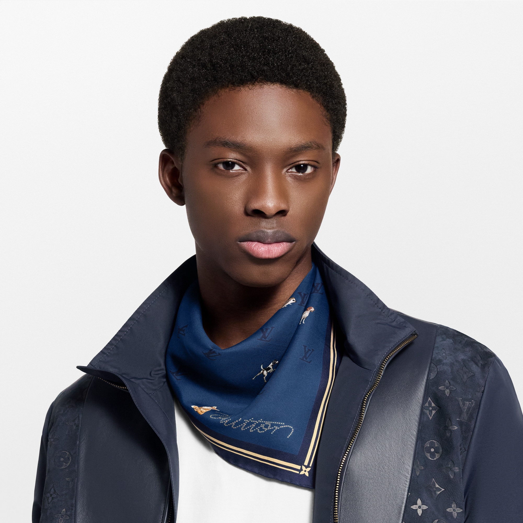 Bandana Animals Blason S00 Uomo Accessori Seta e bandane | LOUIS VUITTON (Zoom prodotto)