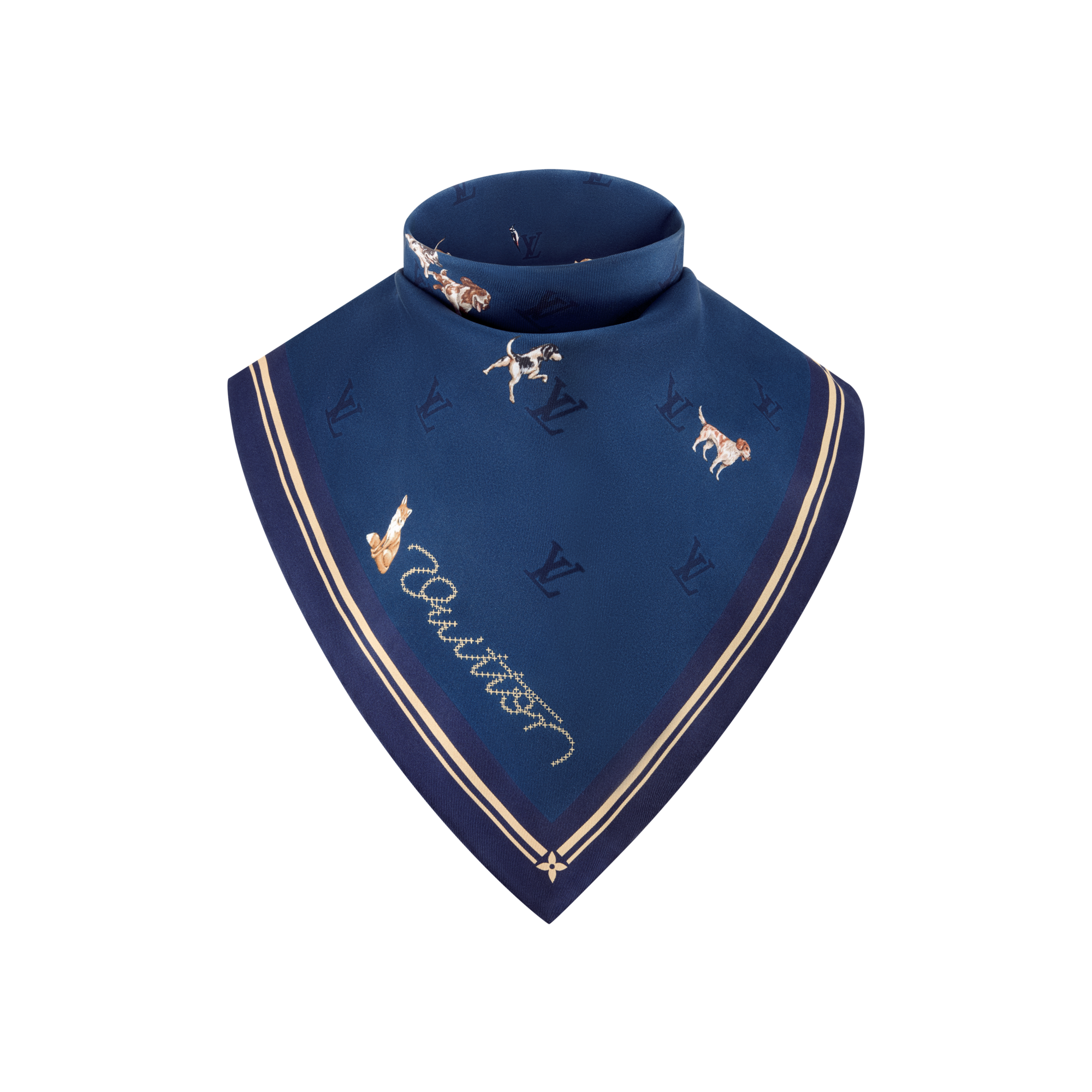 Bandana Animals Blason S00 Uomo Accessori Seta e bandane | LOUIS VUITTON (Zoom prodotto)