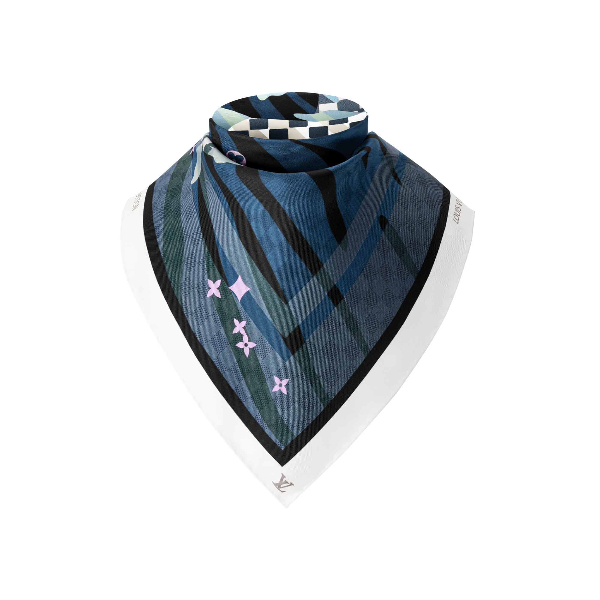 Bandana Damier Koi S00 Uomo Accessori Seta e bandane | LOUIS VUITTON (Zoom prodotto)