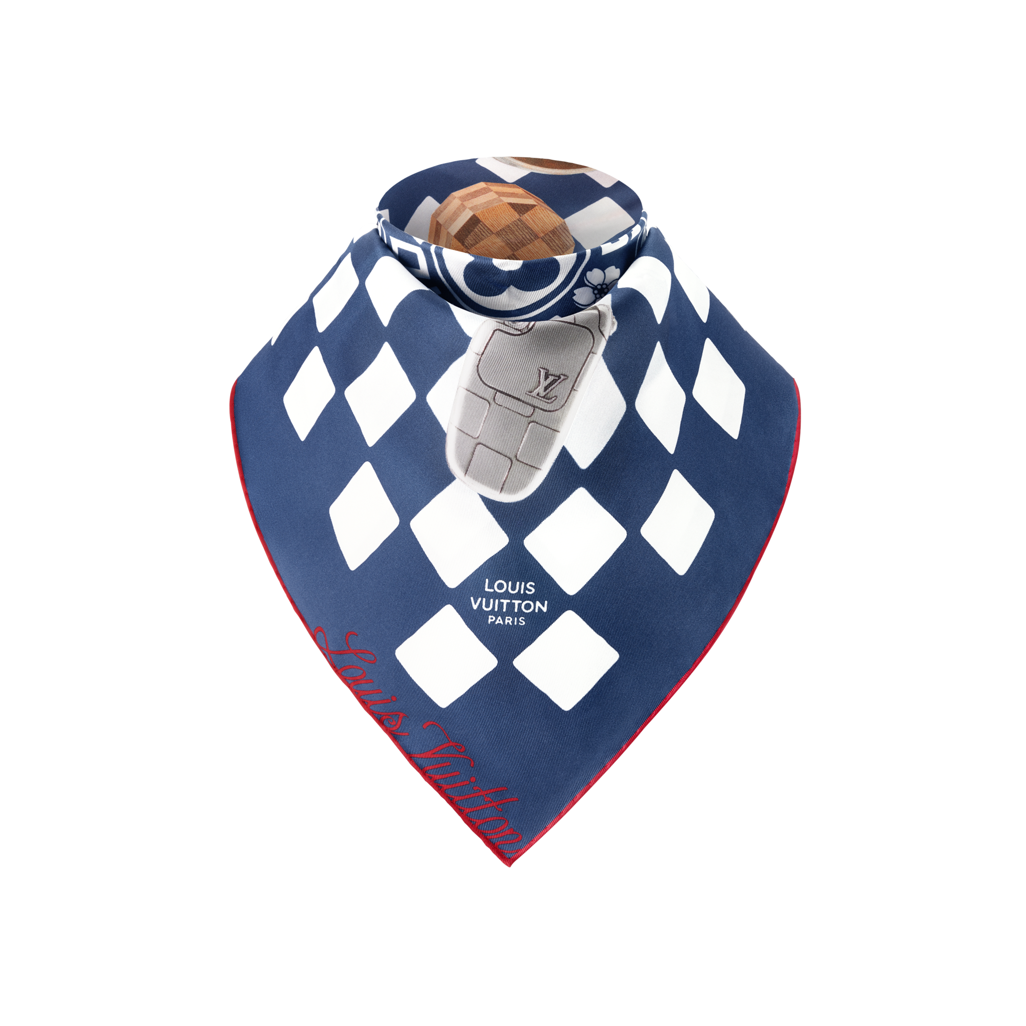 Bandana Game Scene S00 Uomo Accessori Seta e bandane | LOUIS VUITTON (Zoom prodotto)