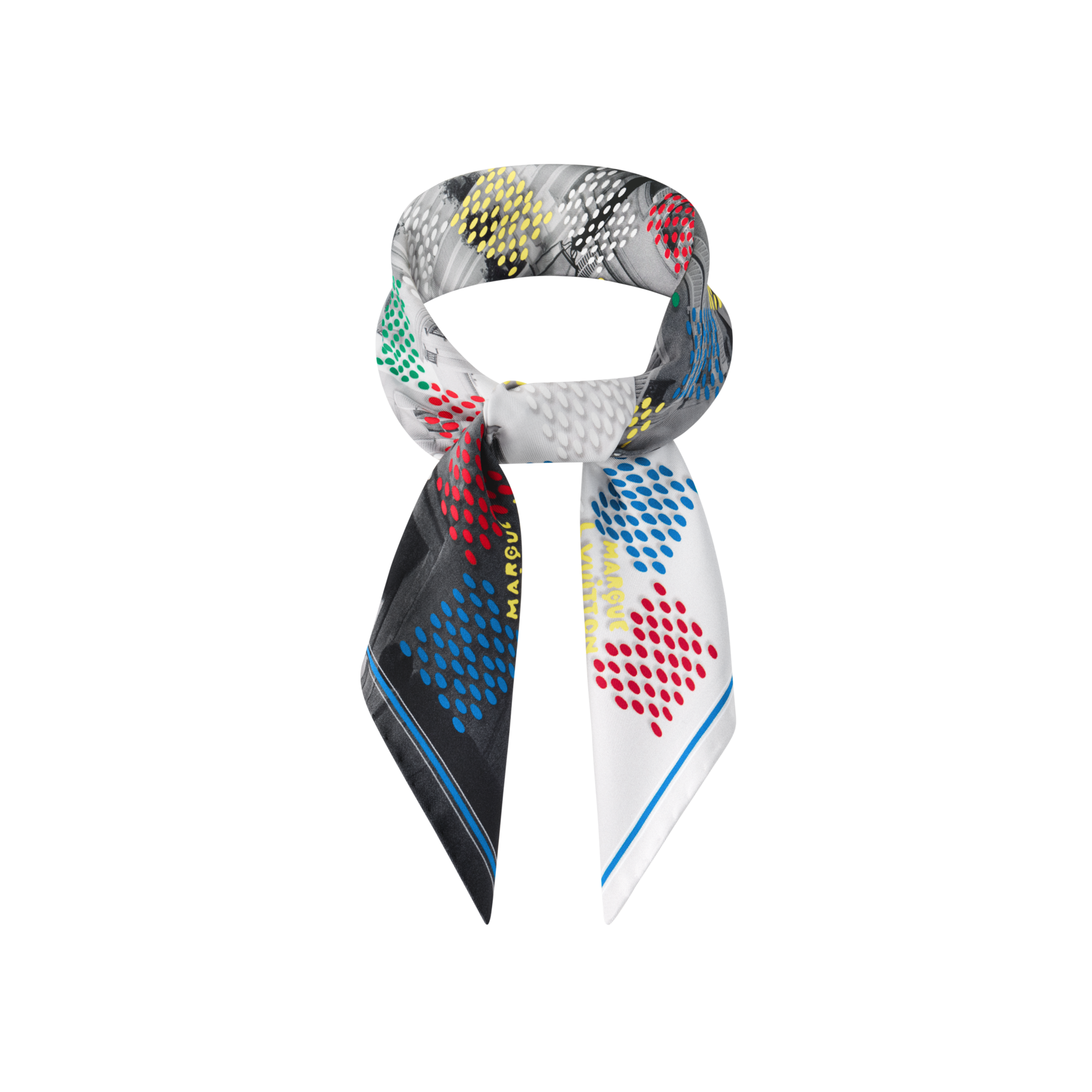 Bandana in seta LV Vers Damier S00 Uomo Accessori Seta e bandane | LOUIS VUITTON (Zoom prodotto)