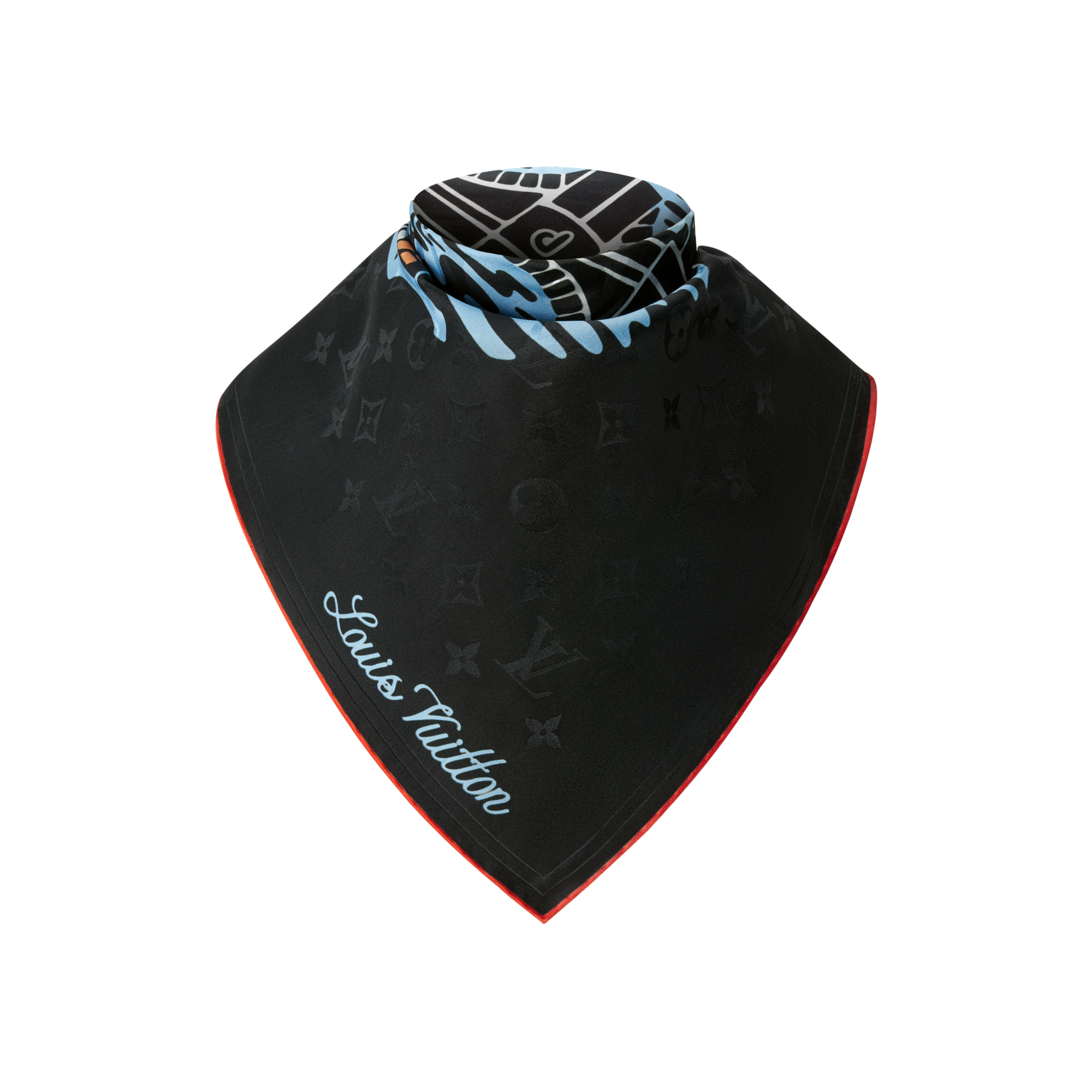Bandana LV City Stamp S00 Uomo Accessori Seta e bandane | LOUIS VUITTON (Zoom prodotto)