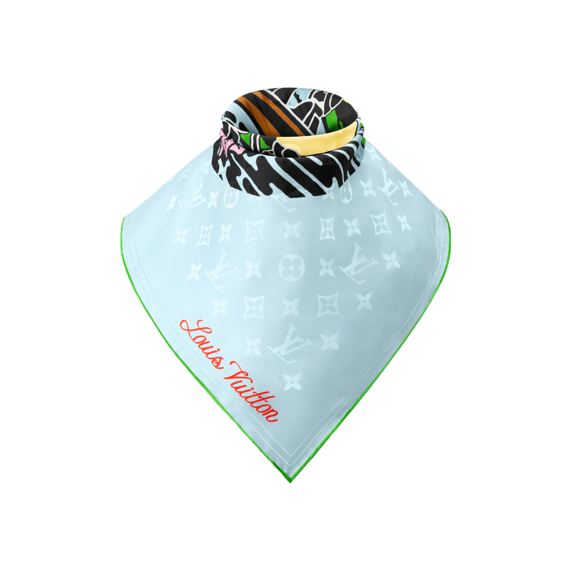 Bandana LV City Stamp S00 Uomo Accessori Seta e bandane | LOUIS VUITTON (Zoom prodotto)