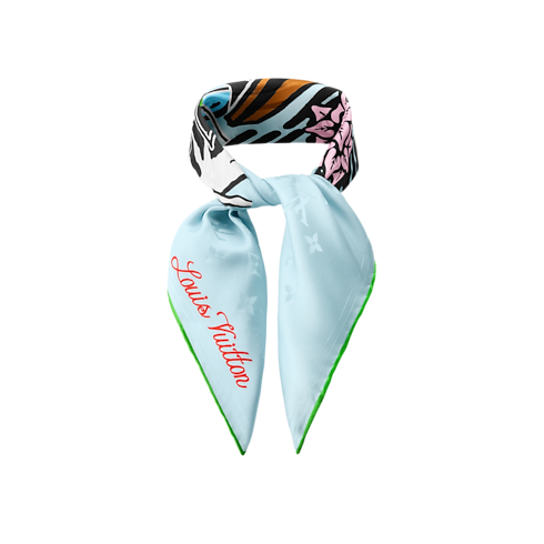 Bandana LV City Stamp S00 Uomo Accessori Seta e bandane | LOUIS VUITTON (Zoom prodotto)