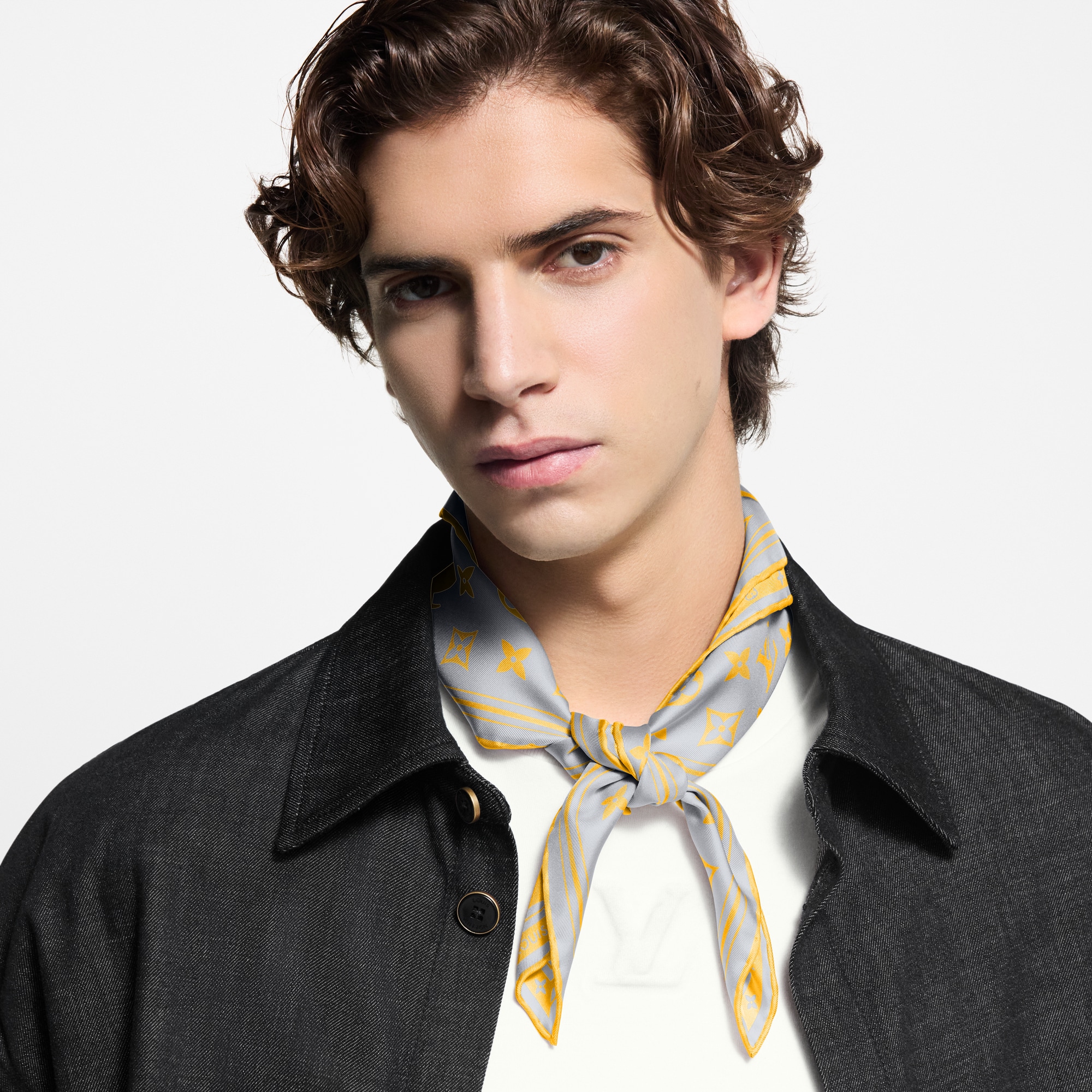 Bandana Monogram Glow S00 Uomo Accessori Seta e bandane | LOUIS VUITTON (Zoom prodotto)