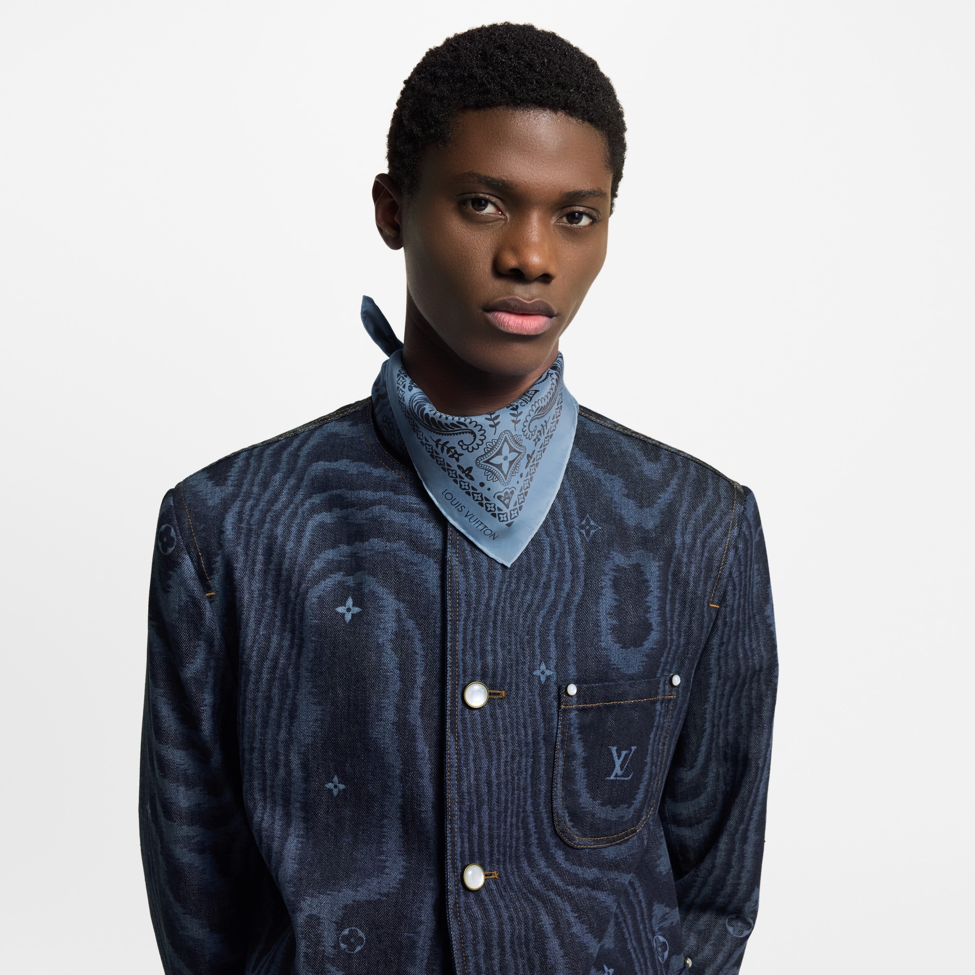 Bandana Paisley S00 Uomo Accessori Seta e bandane | LOUIS VUITTON (Zoom prodotto)