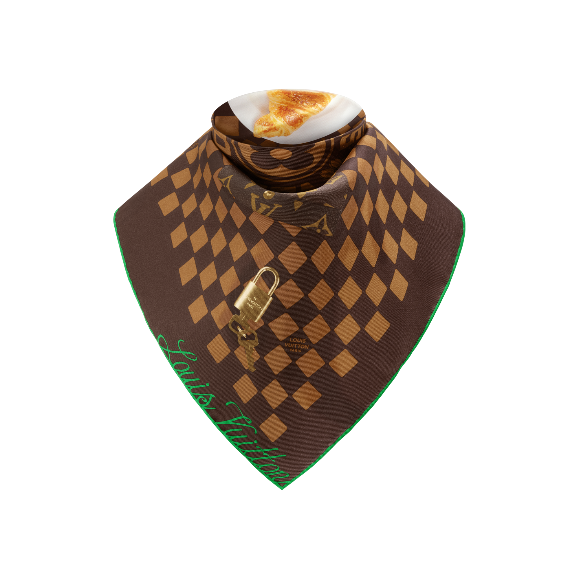 Bandana Parisian Breakfast S00 Uomo Accessori Seta e bandane | LOUIS VUITTON (Zoom prodotto)