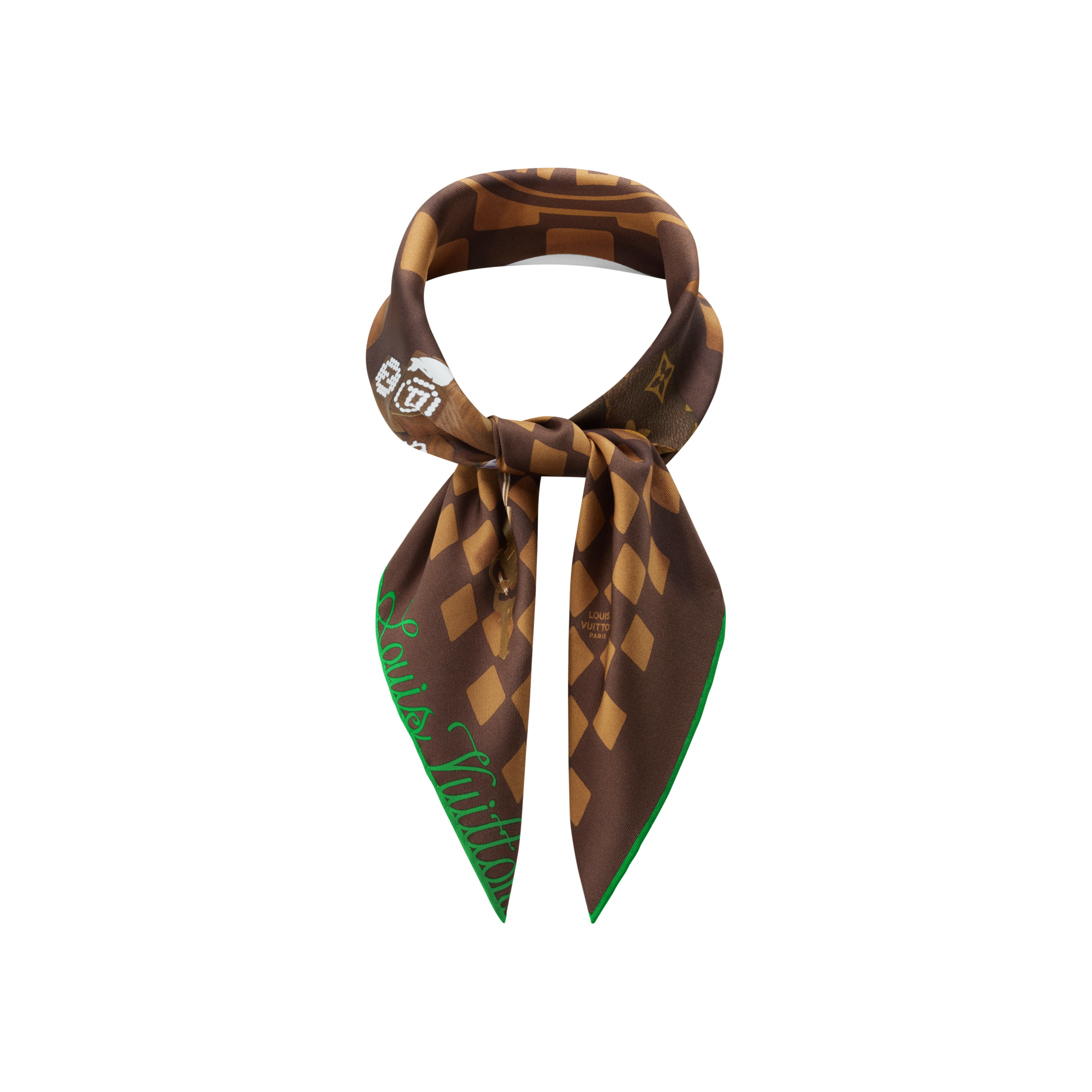 Bandana Parisian Breakfast S00 Uomo Accessori Seta e bandane | LOUIS VUITTON (Zoom prodotto)