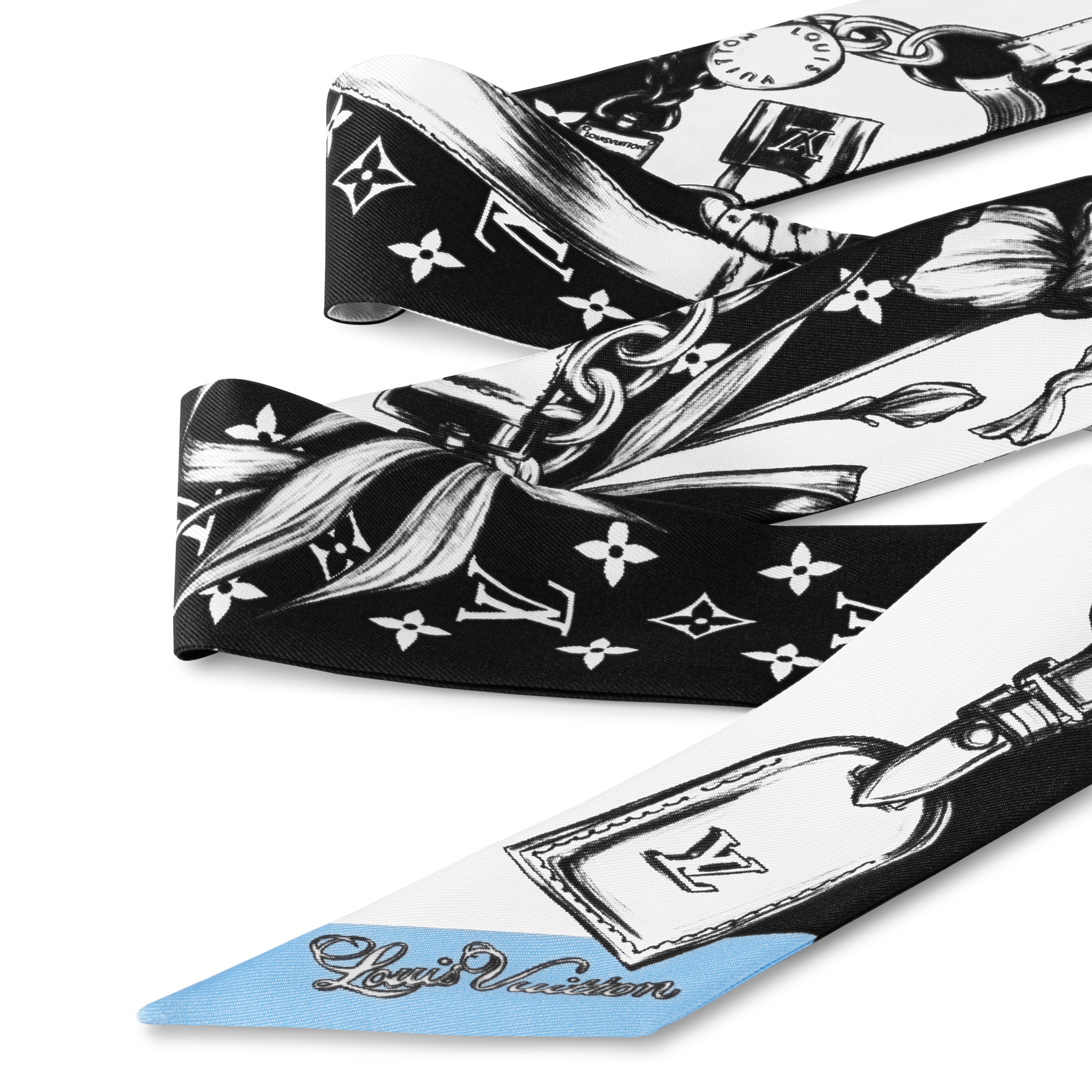Bandeau Blooming Monogram BB S00 Donna Accessori Foulard in seta e Bandeaux | LOUIS VUITTON (Zoom prodotto)